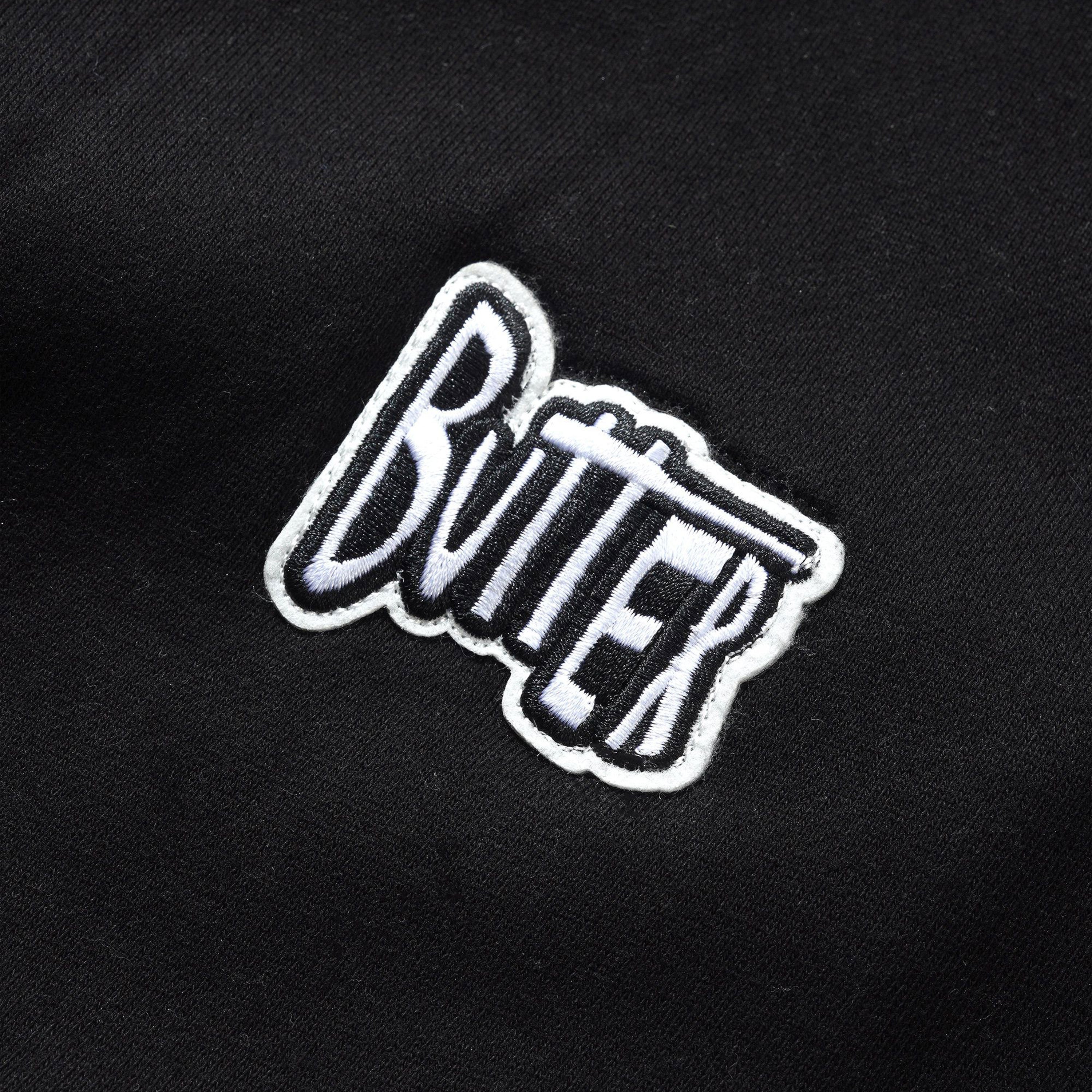 Butter Goods - Pile Lined Zip-Thru Hood - Black