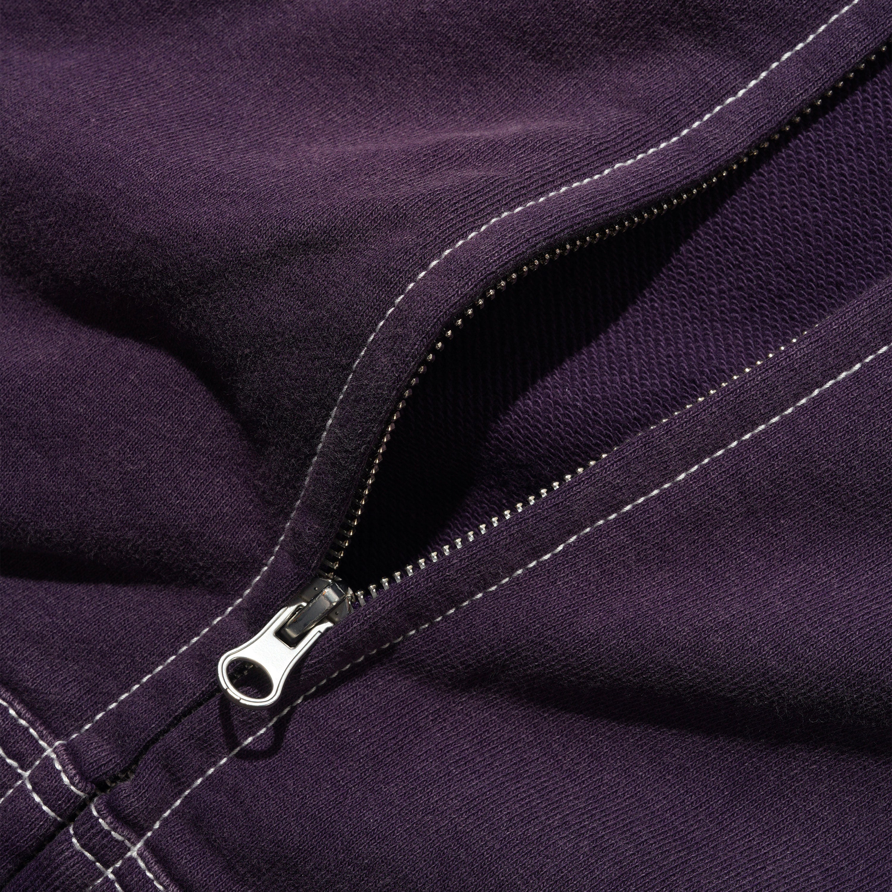 Butter Goods - Sketch Zip-Thru Hood - Eggplant