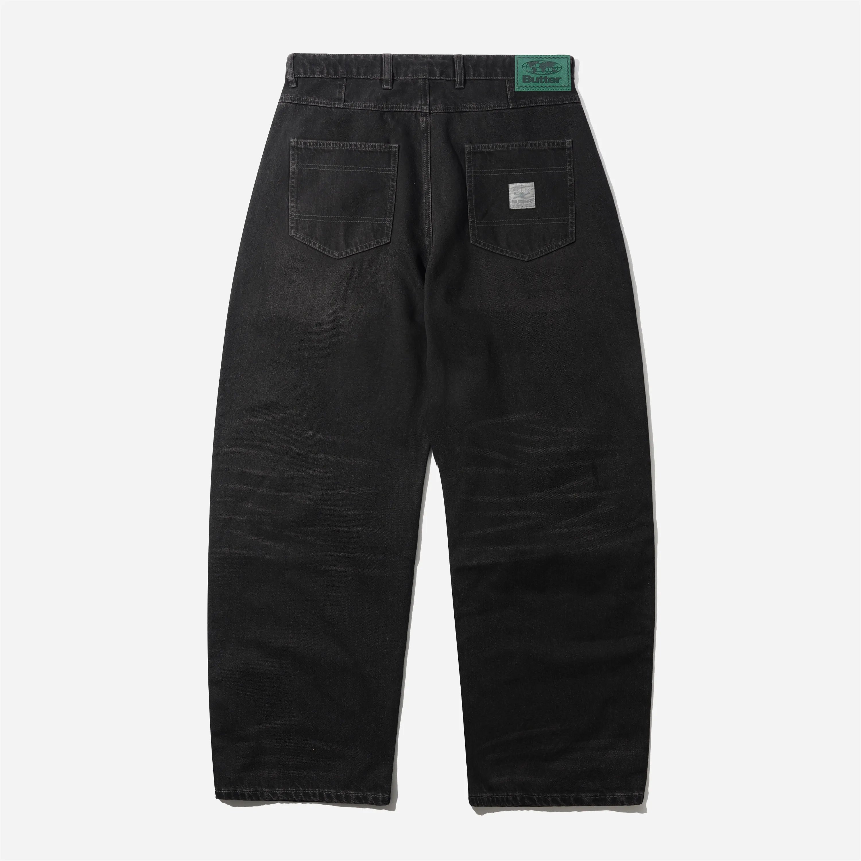 Jean Large Butter Goods - Wide Cut Denim Jeans Tinted Black