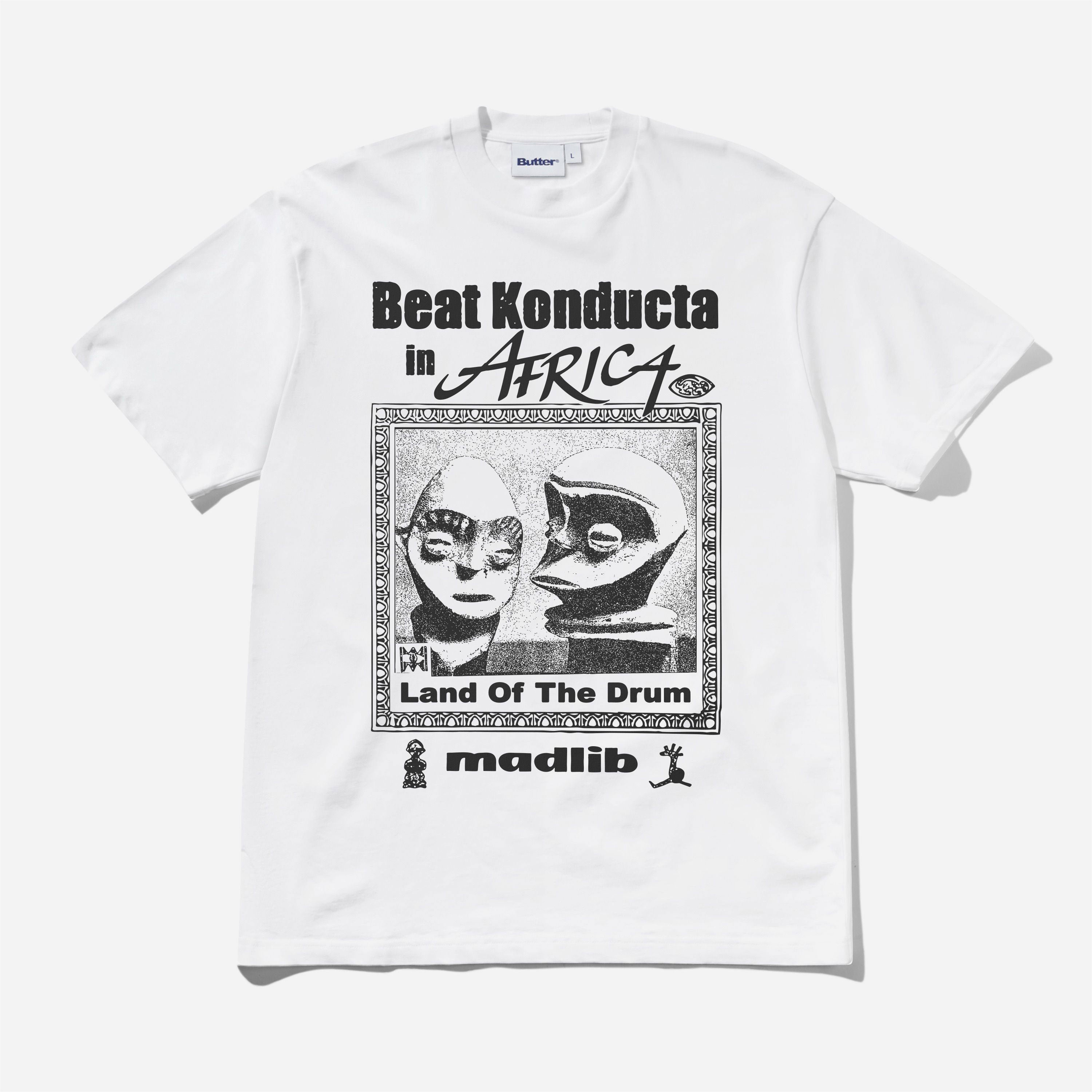 Butter Goods x Madlib - Africa Tee - White
