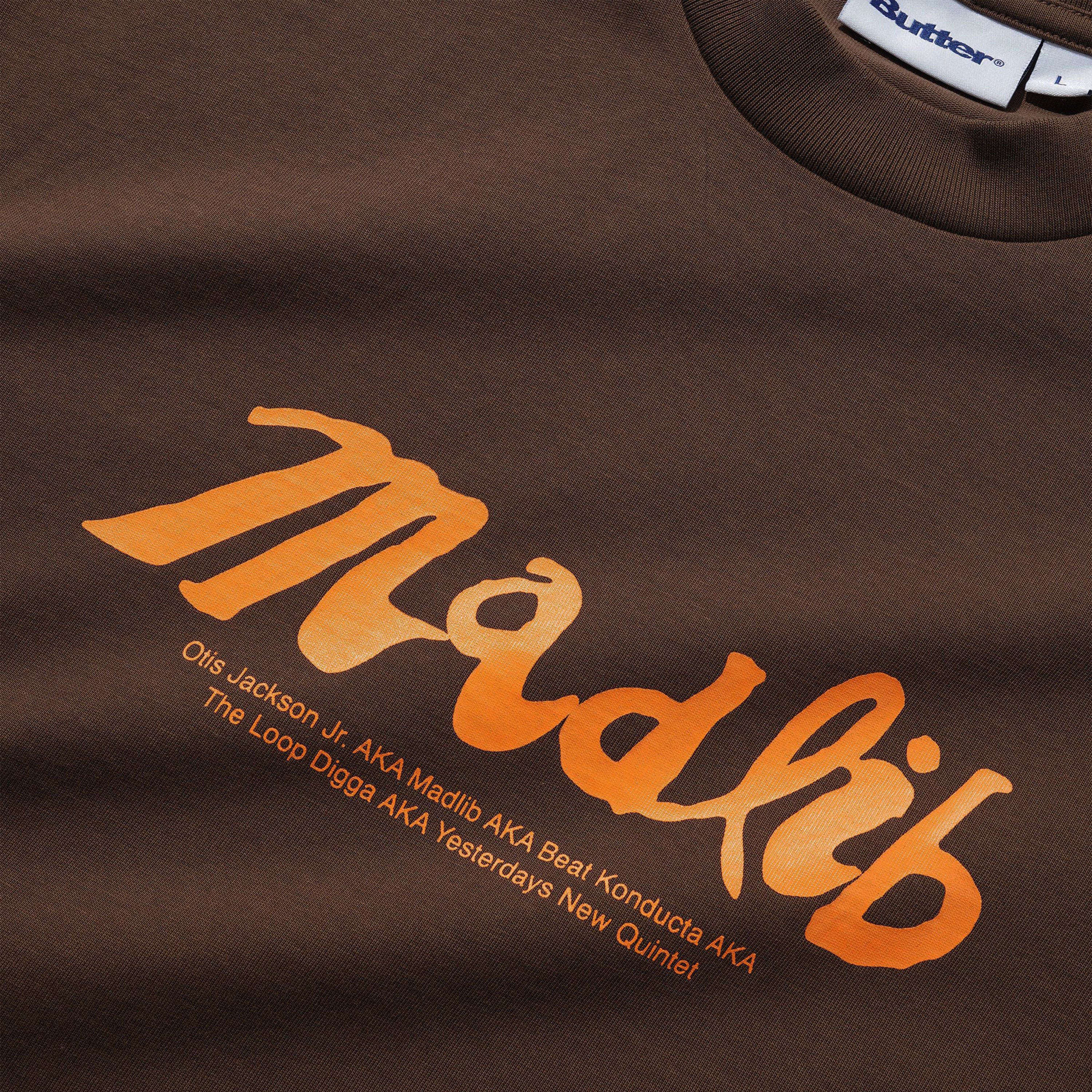 Butter Goods x Madlib - Alias Tee - Brown