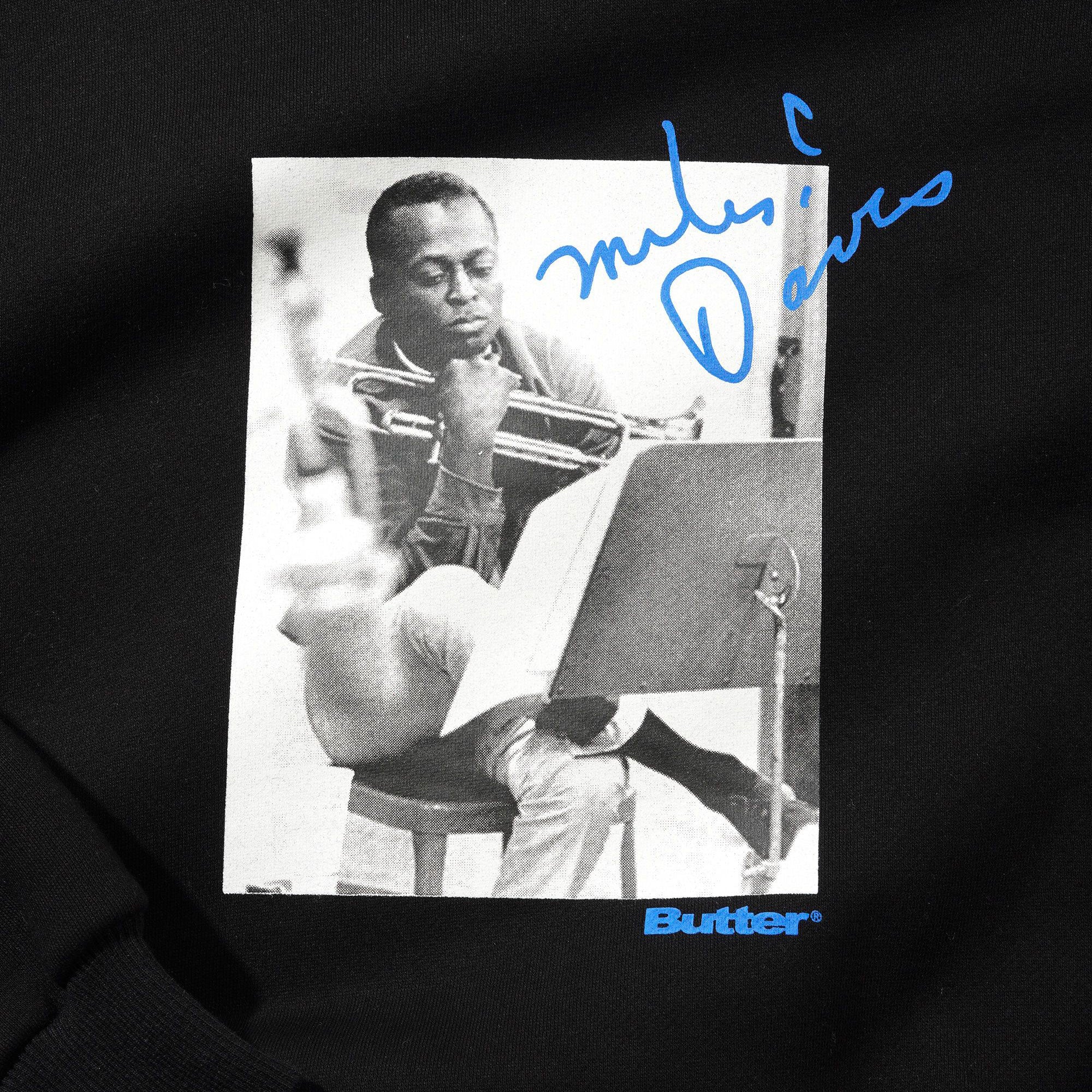 Butter Goods x Miles Davis - Kind Of Blue Pullover Hood - Black