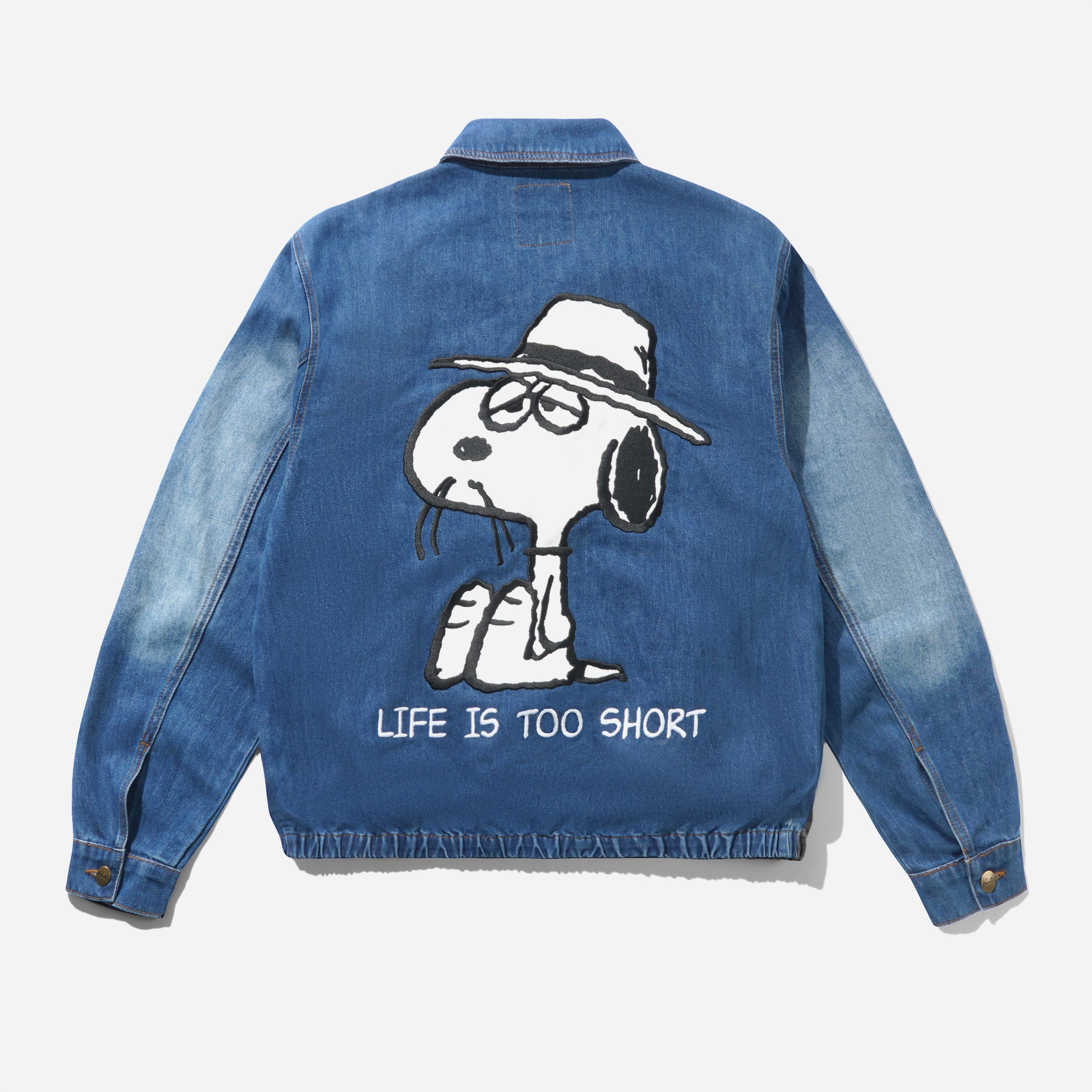 Butter Goods x Peanuts - Spike Jacket - Distressed Indigo