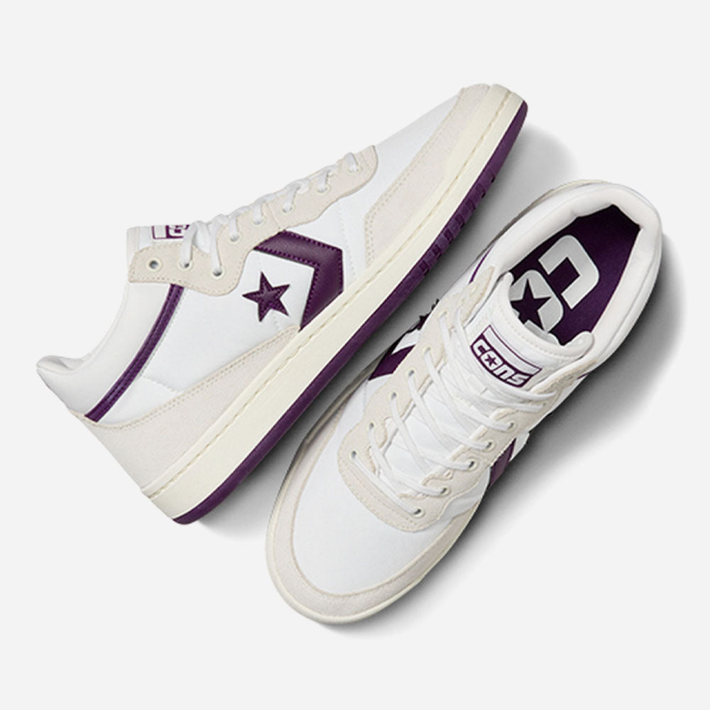 CONS - FASTBREAK PRO MID - White - Vaporous Gray - Purple