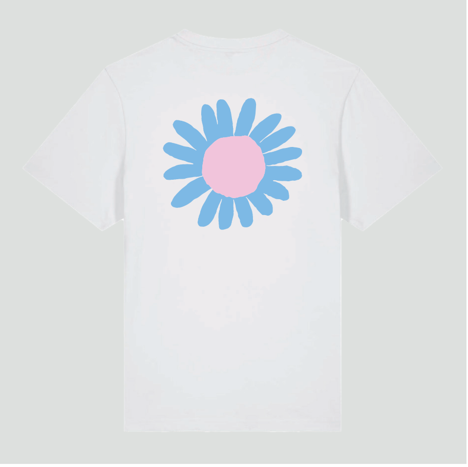 Onze Metres Carres - Flower Pink - White