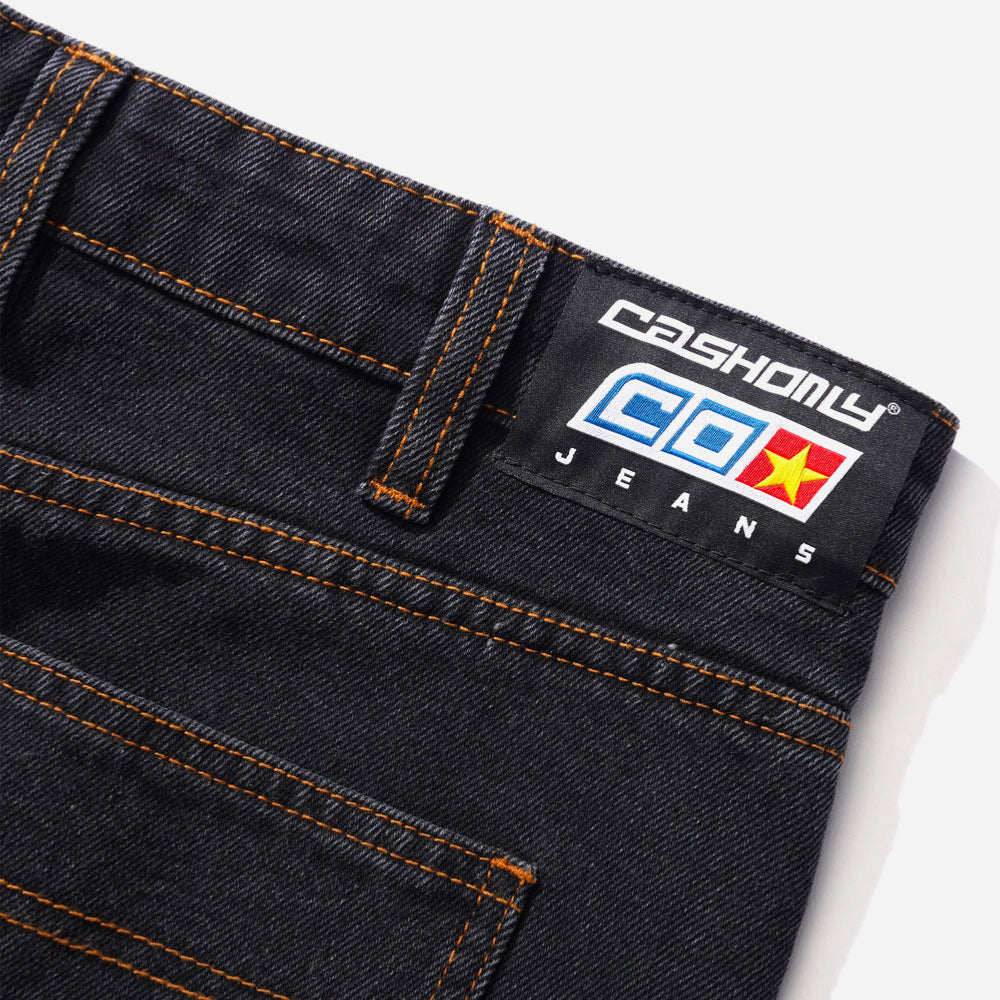 Cash only - Aleka Cargo Jeans - Faded Black