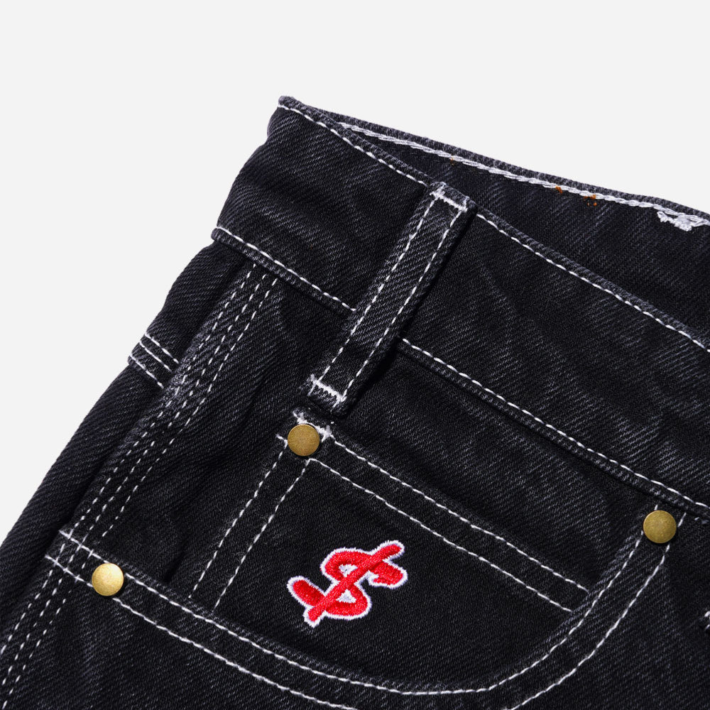 Cash only - All Star Baggy Denim Jeans - Black