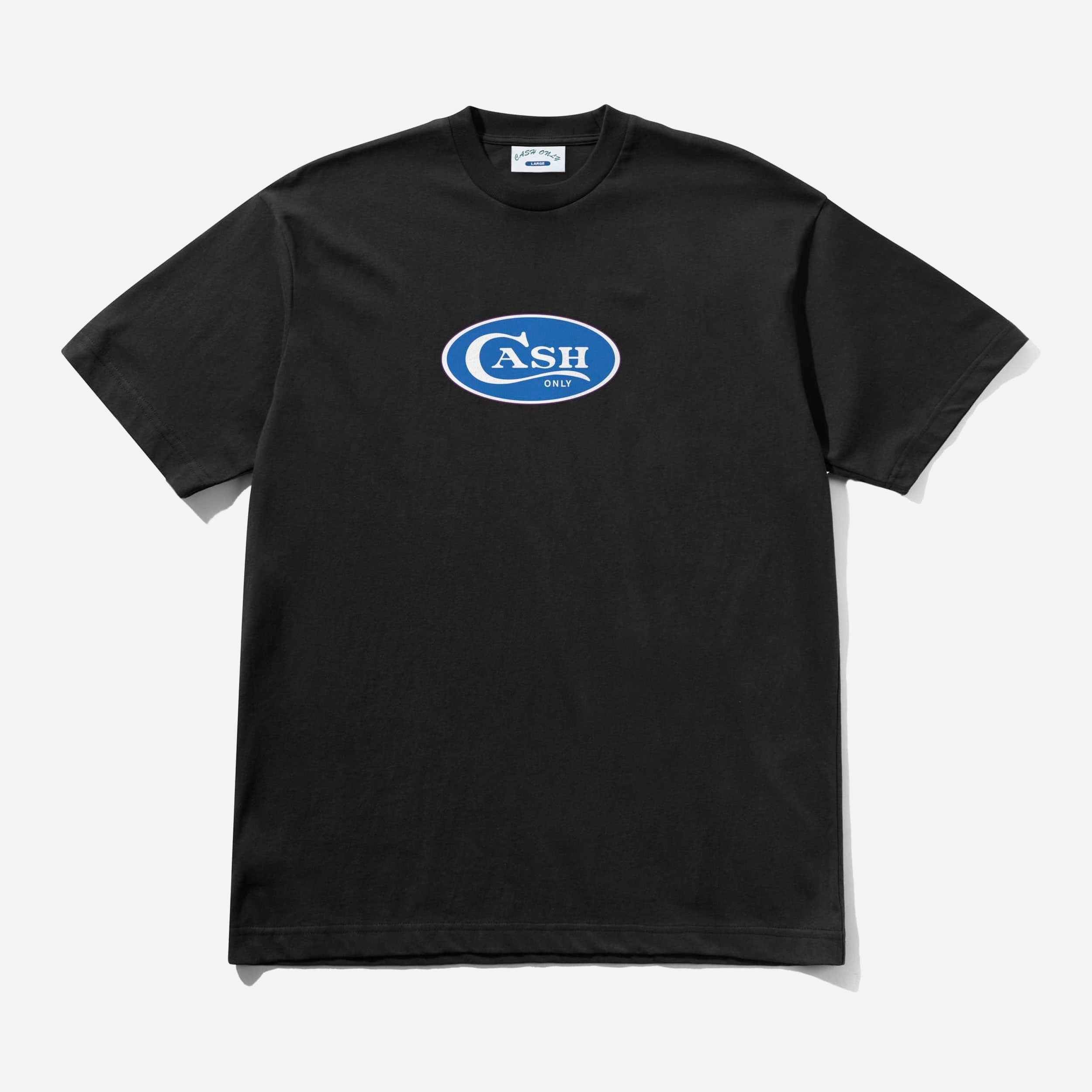 Cash Only - Emblem Tee - Black