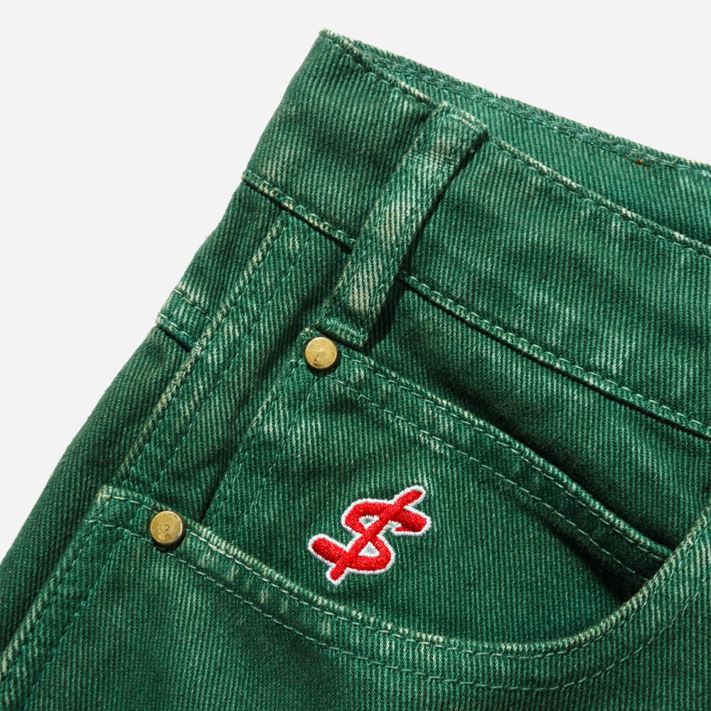 Cash Only - Denim Shorts Records - Army