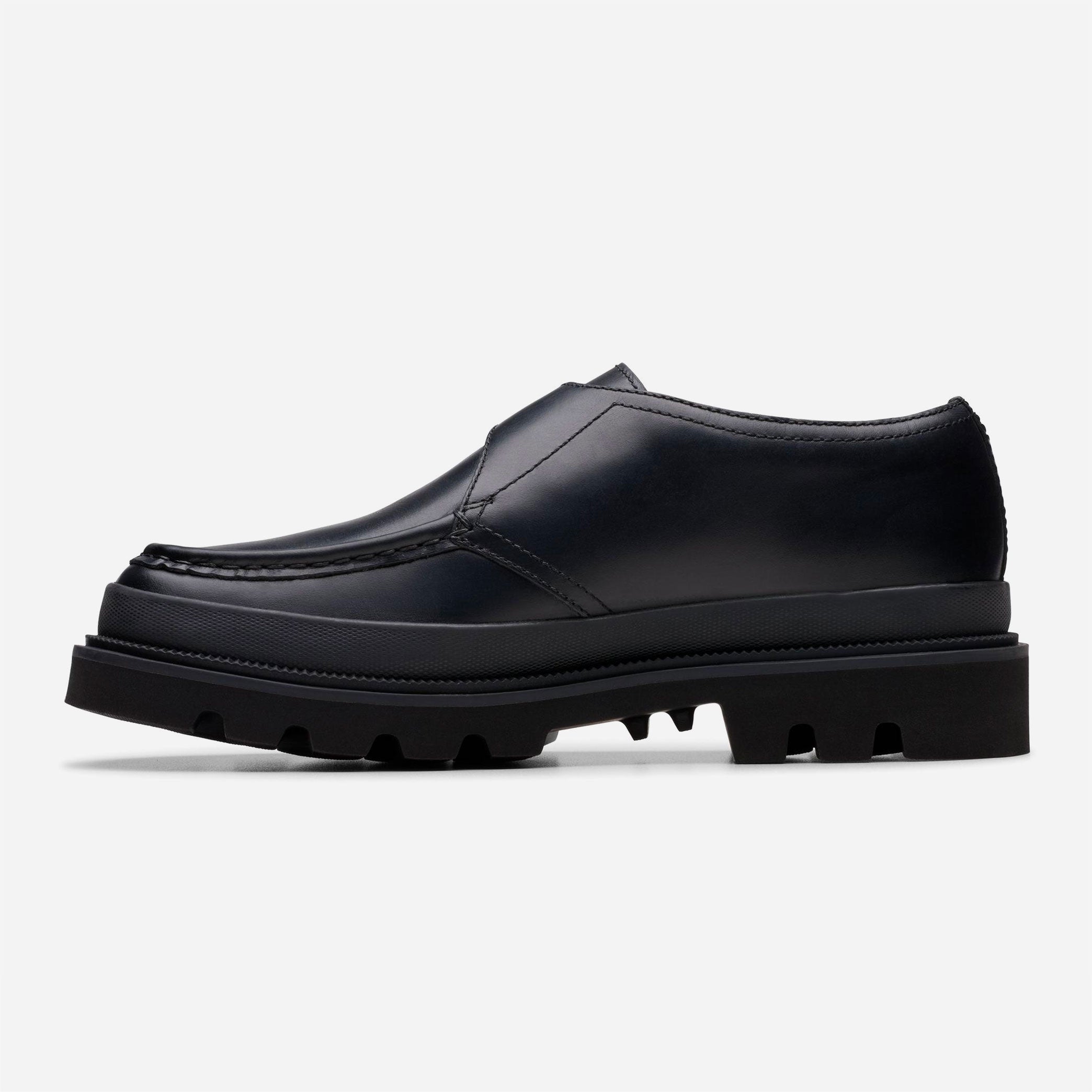 Clarks Originals - Badell Monk - Black Leather