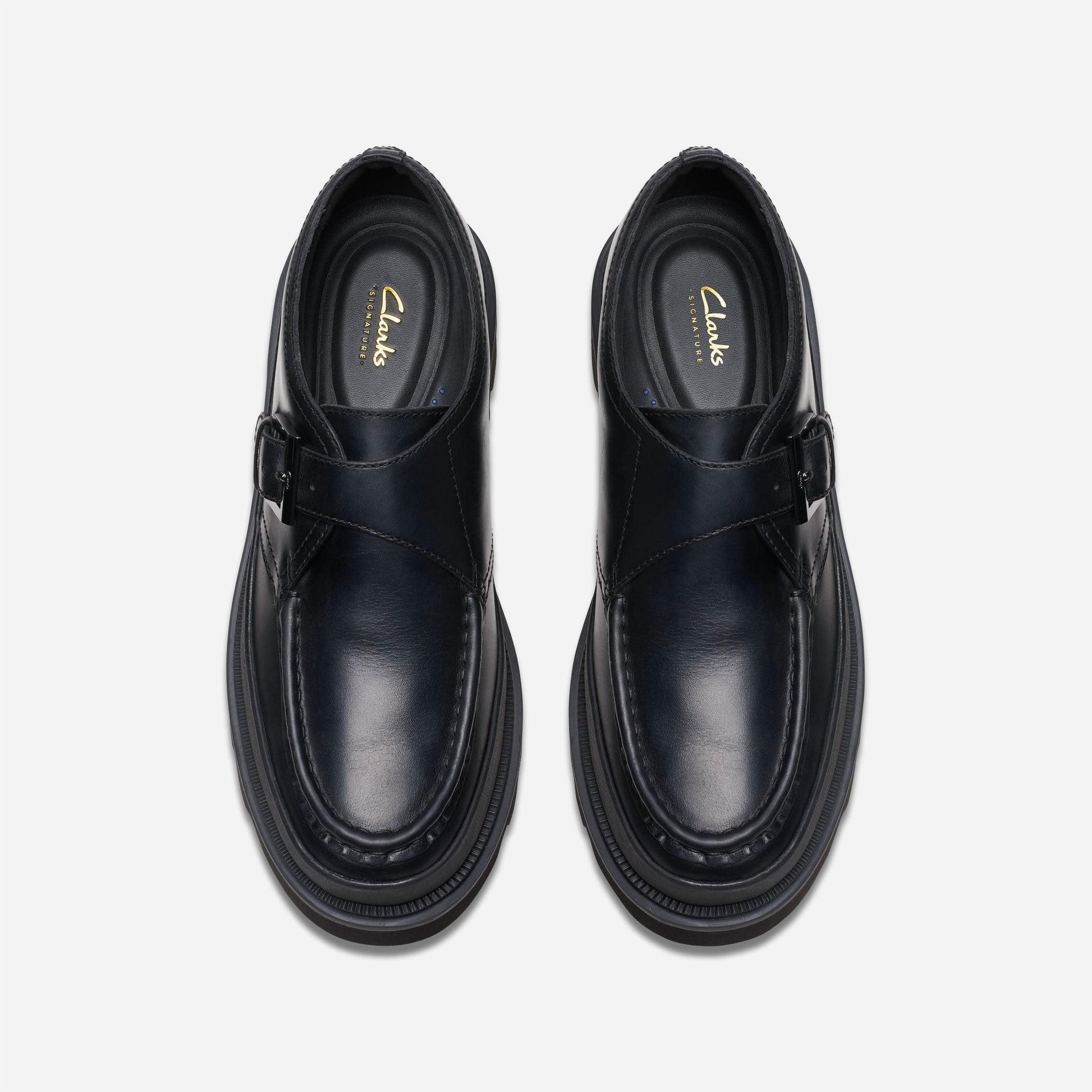 Clarks Originals - Badell Monk - Black Leather