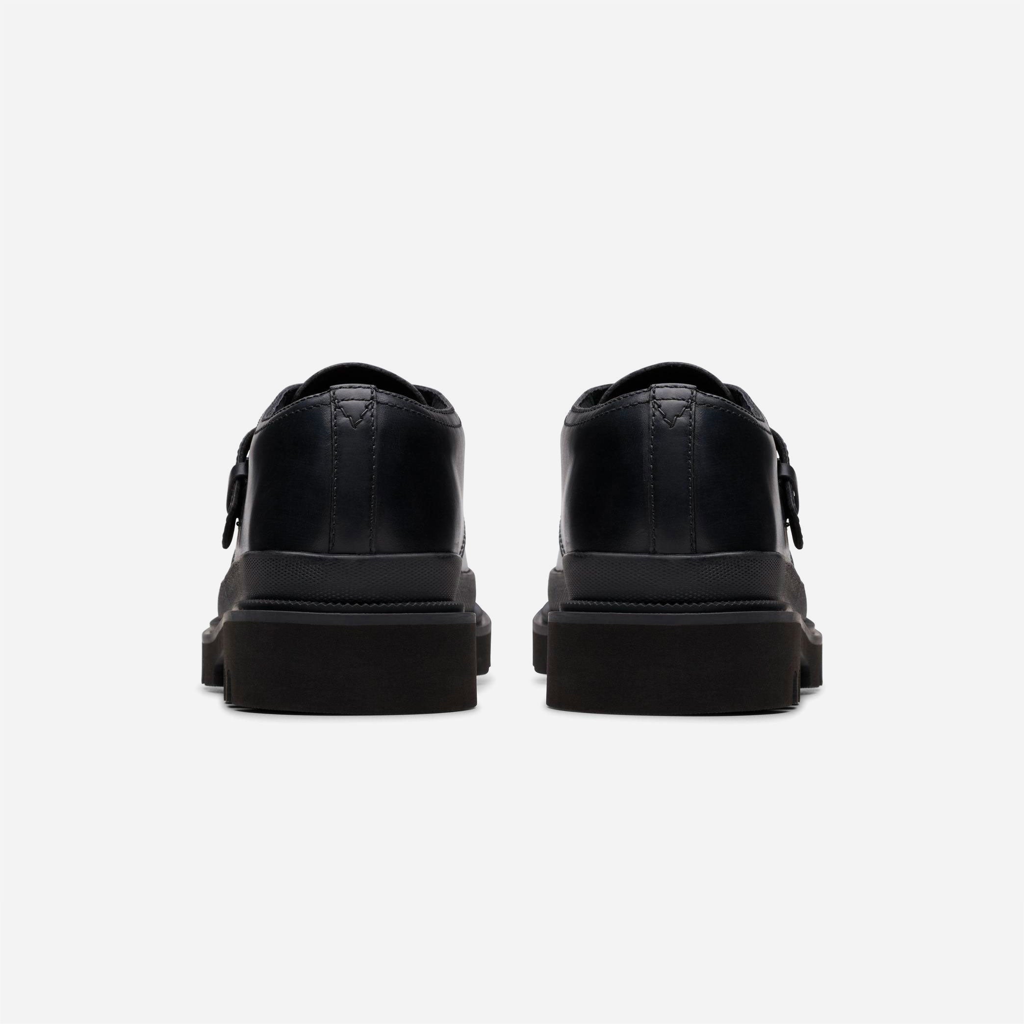 Clarks Originals - Badell Monk - Black Leather