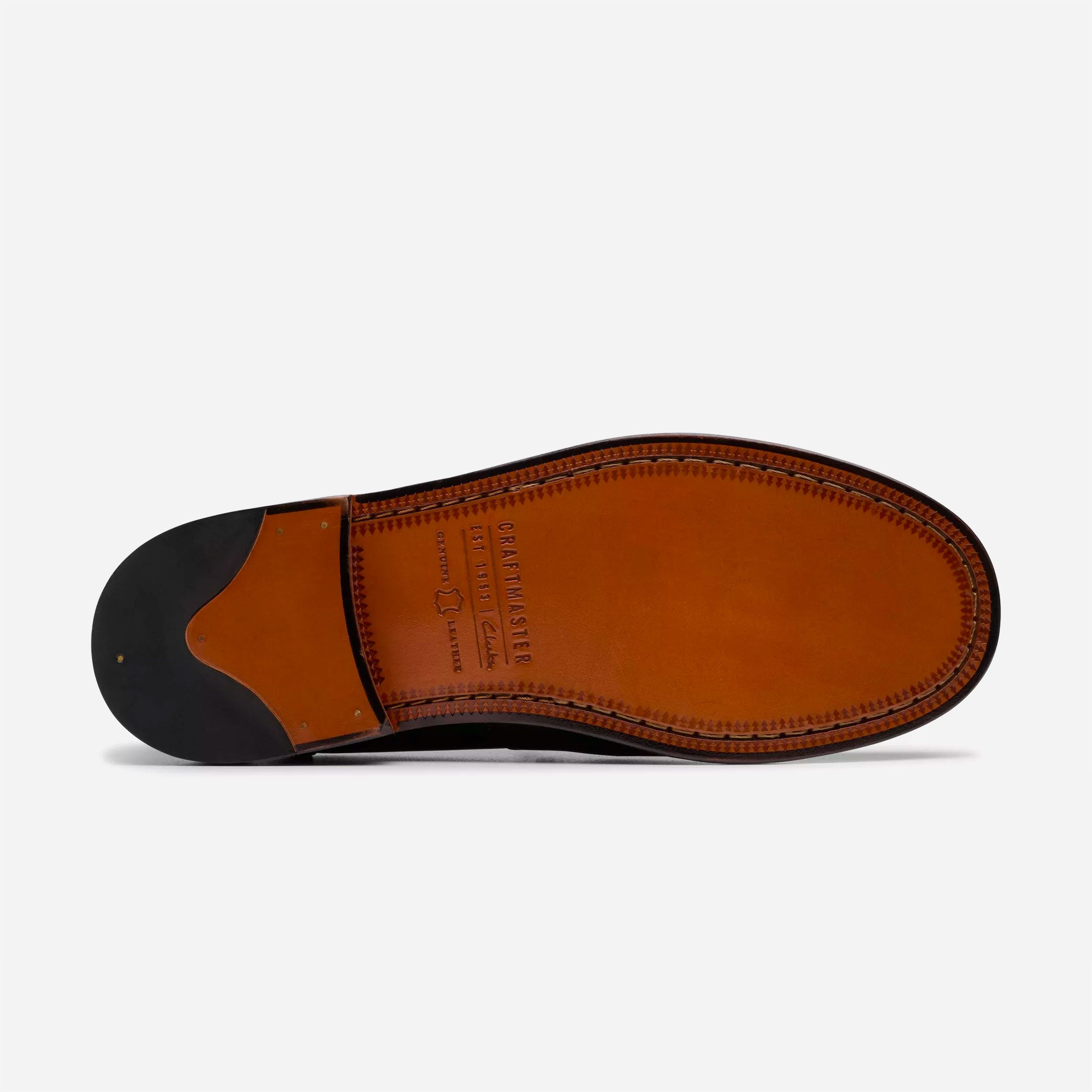 CLARKS ORIGINALS - Craft James Lo Loafer - Black Leather