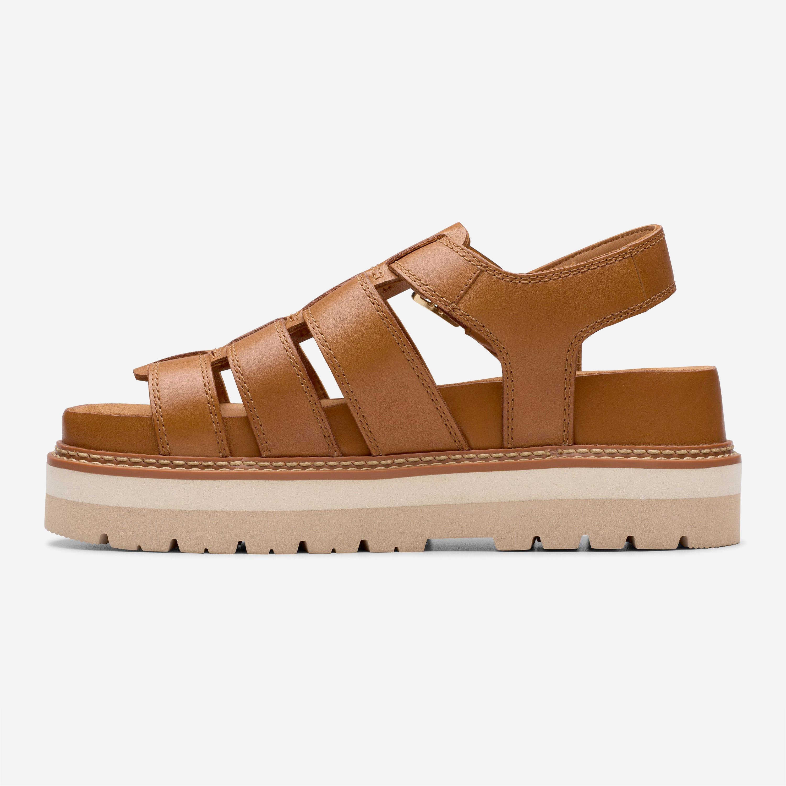 Clarks - Orianna Twist - Tan Leather