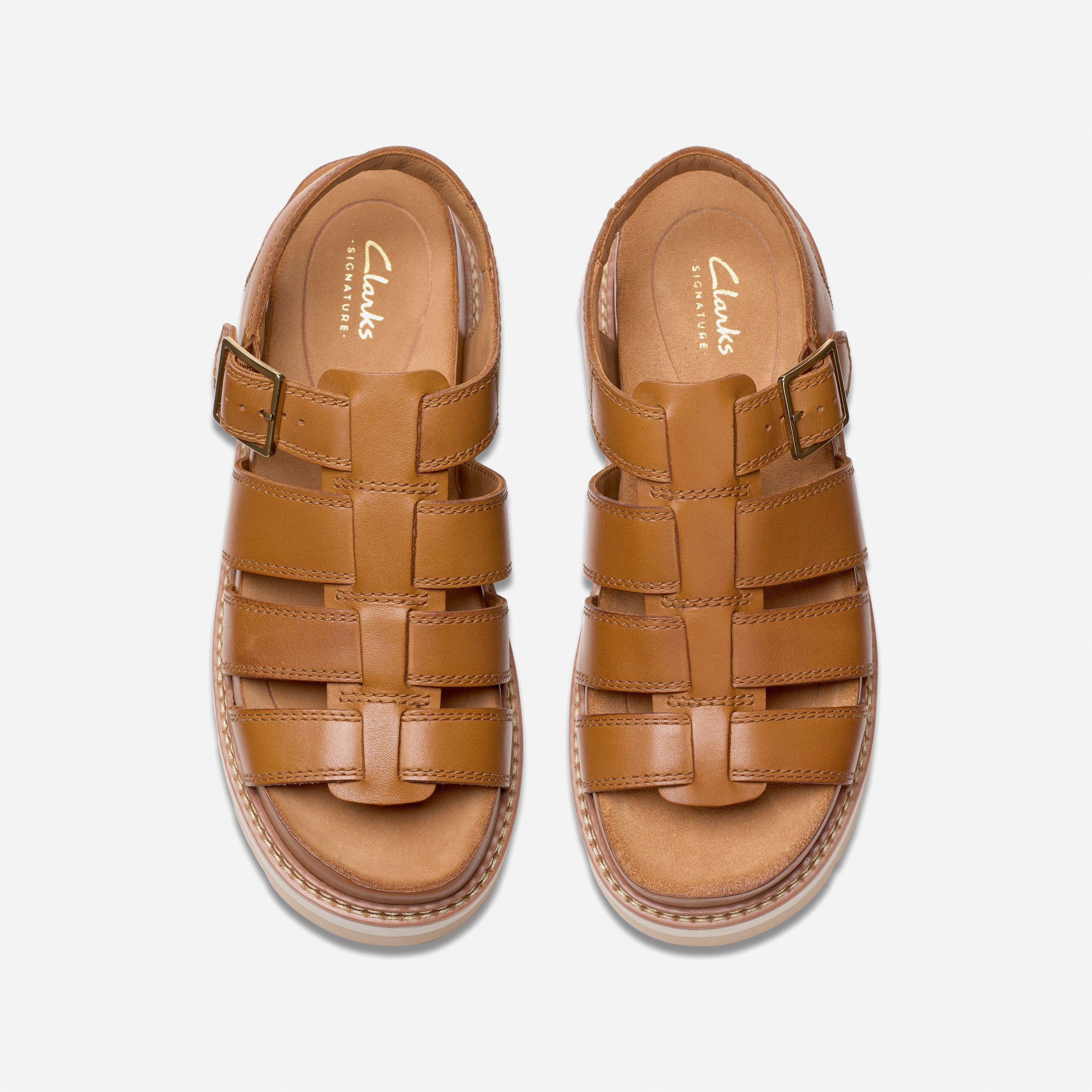 Clarks - Orianna Twist - Tan Leather