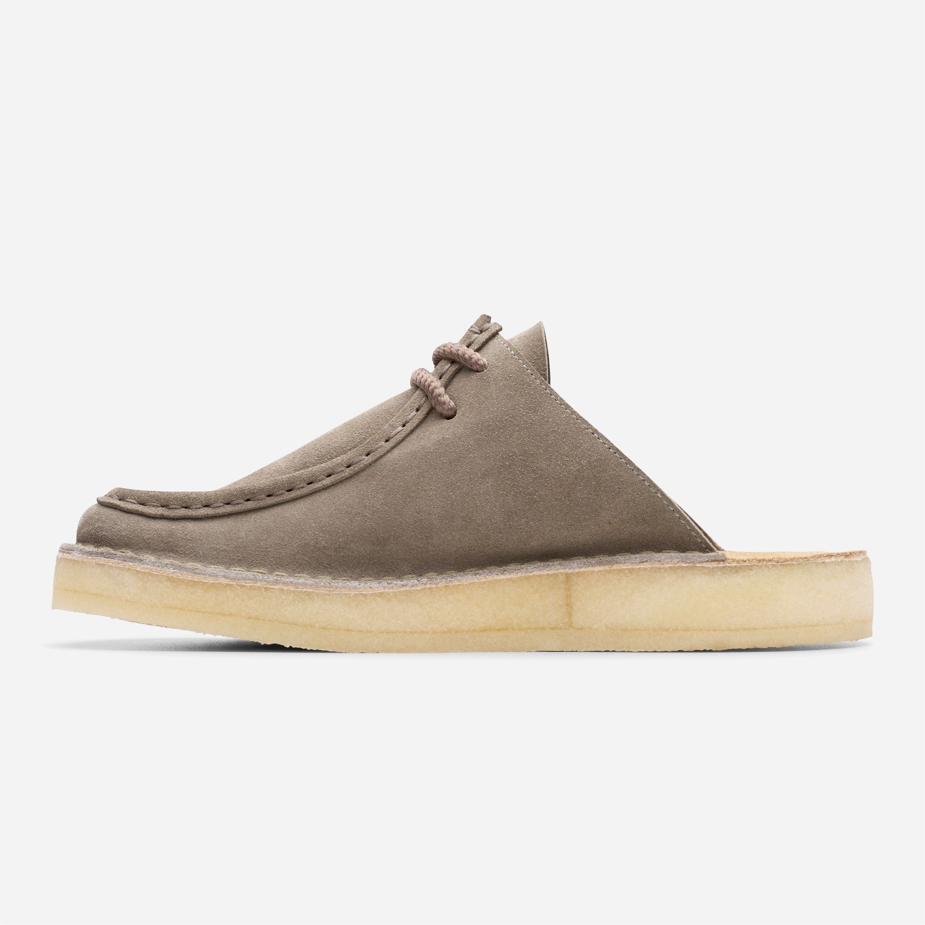 Clarks Originals - Desert Nomad Mule - Grey / Sage Suede