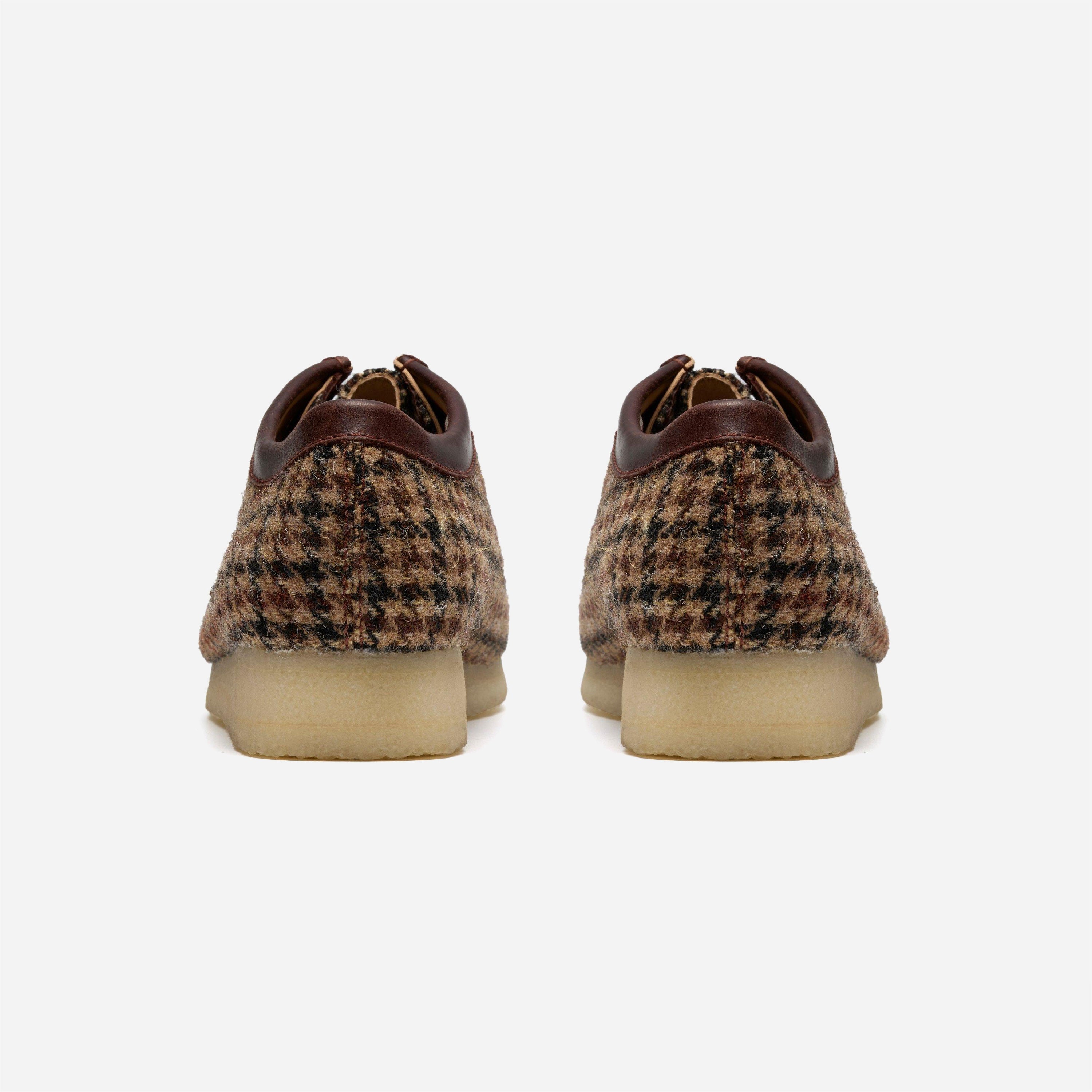 Clarks Originals - Wallabee Harris Tweed Pack - Brown