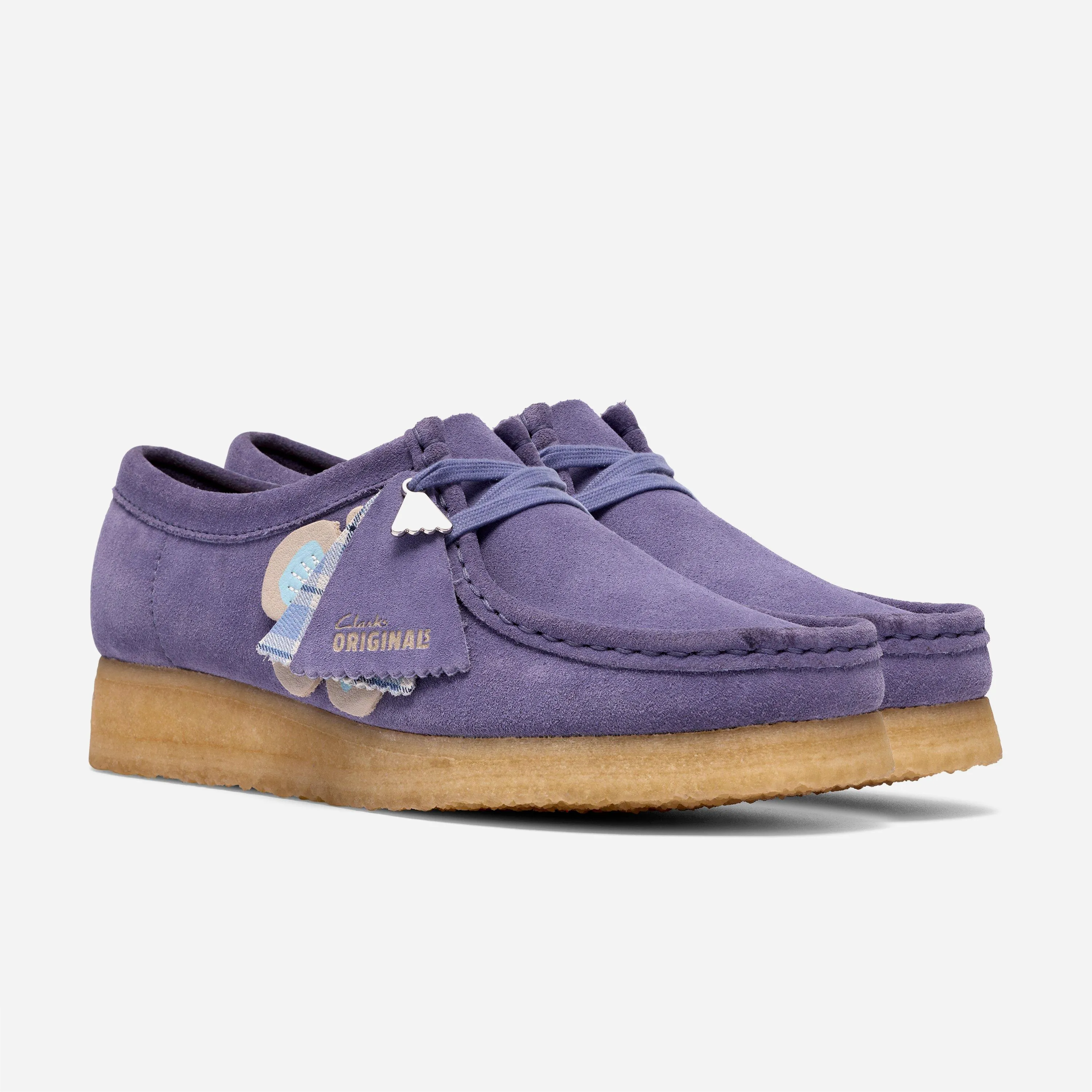 Chaussures Clarks Originals Wallabee Femme - Purple Interest