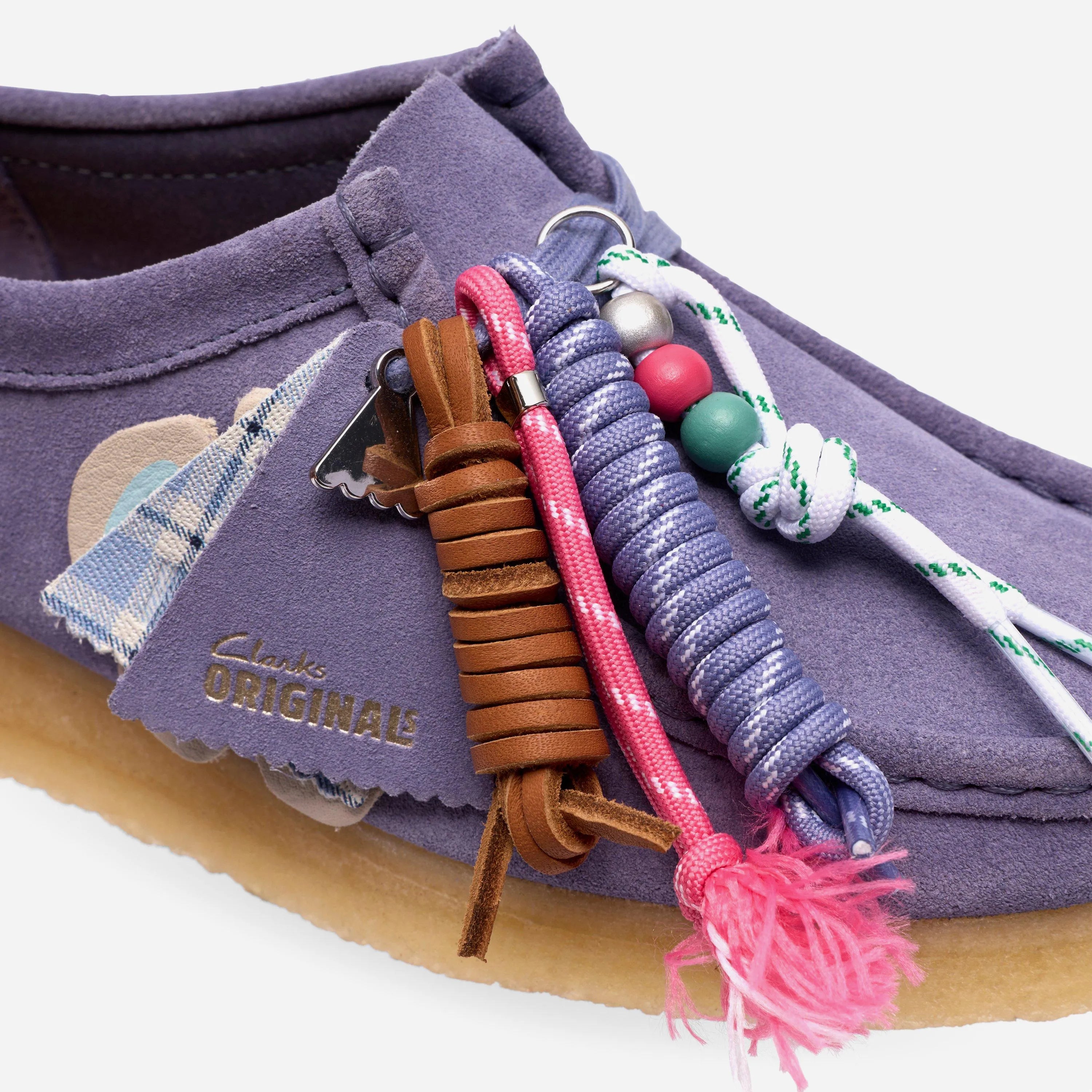 Chaussures Clarks Originals Wallabee Femme - Purple Interest