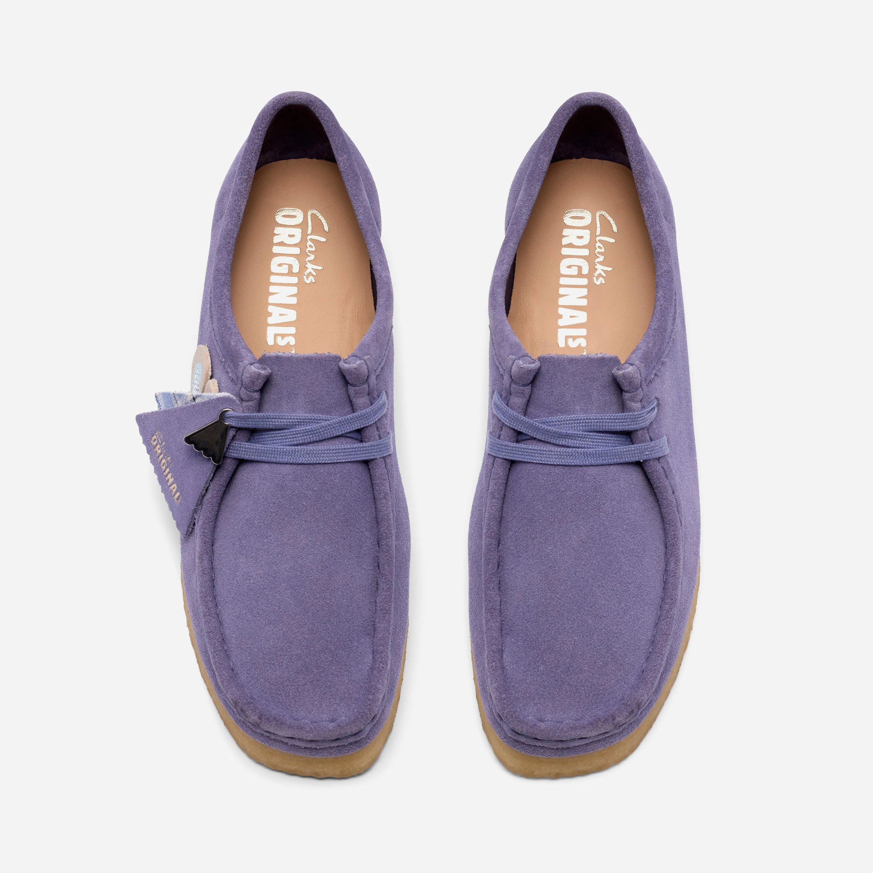 Chaussures Clarks Originals Wallabee Femme - Purple Interest
