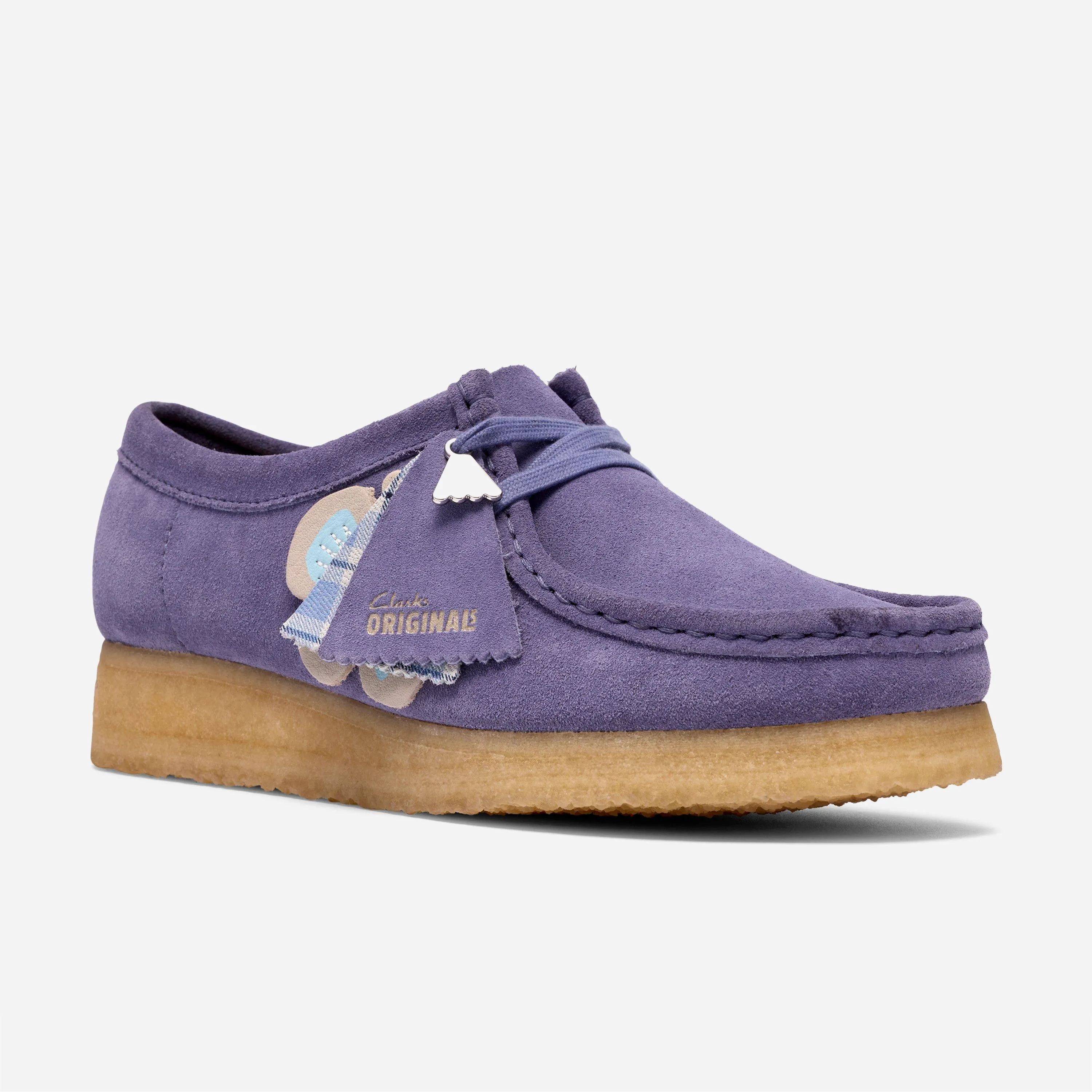 Chaussures Clarks Originals Wallabee Femme - Purple Interest