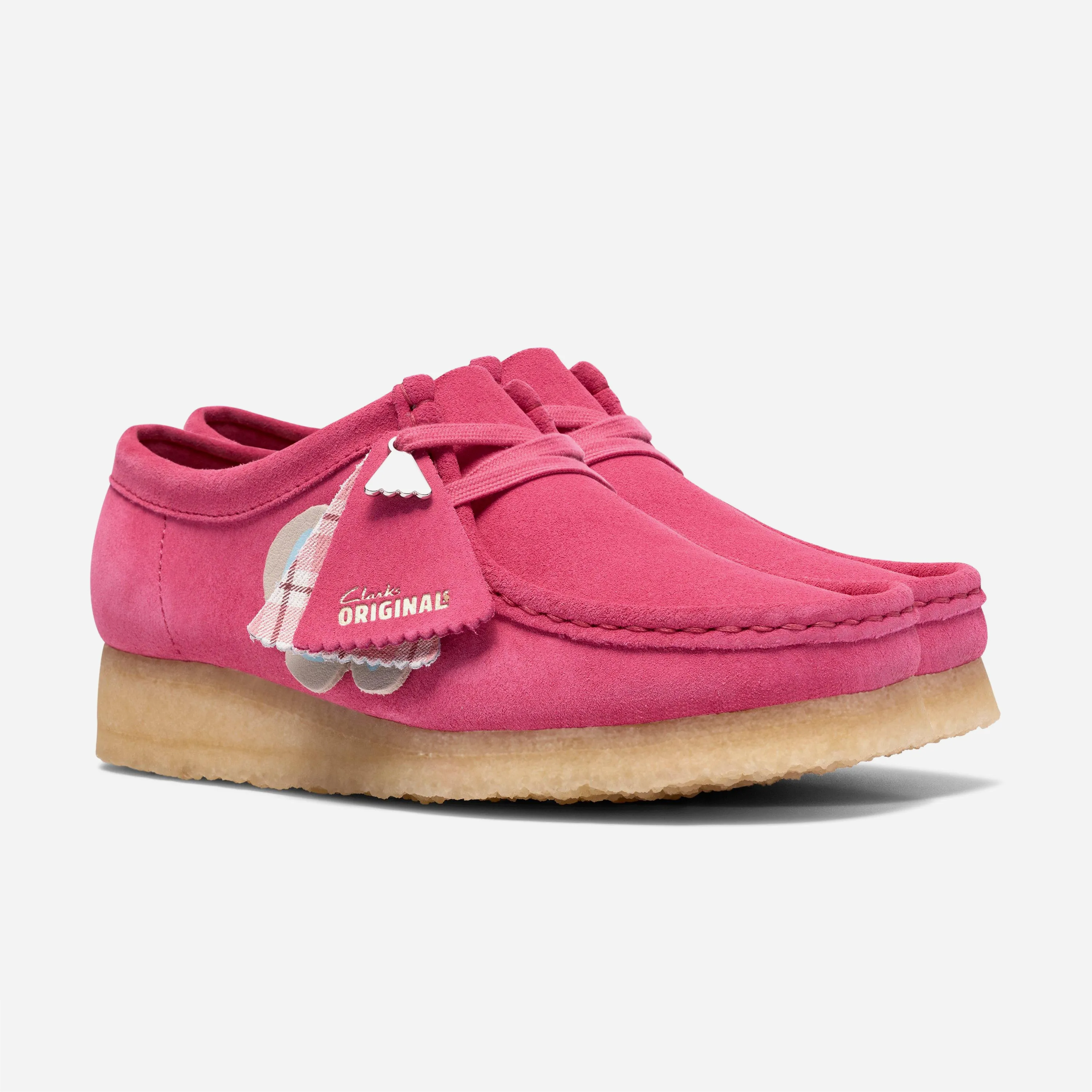 Chaussures Clarks Originals Wallabee Femme - Pink Interest