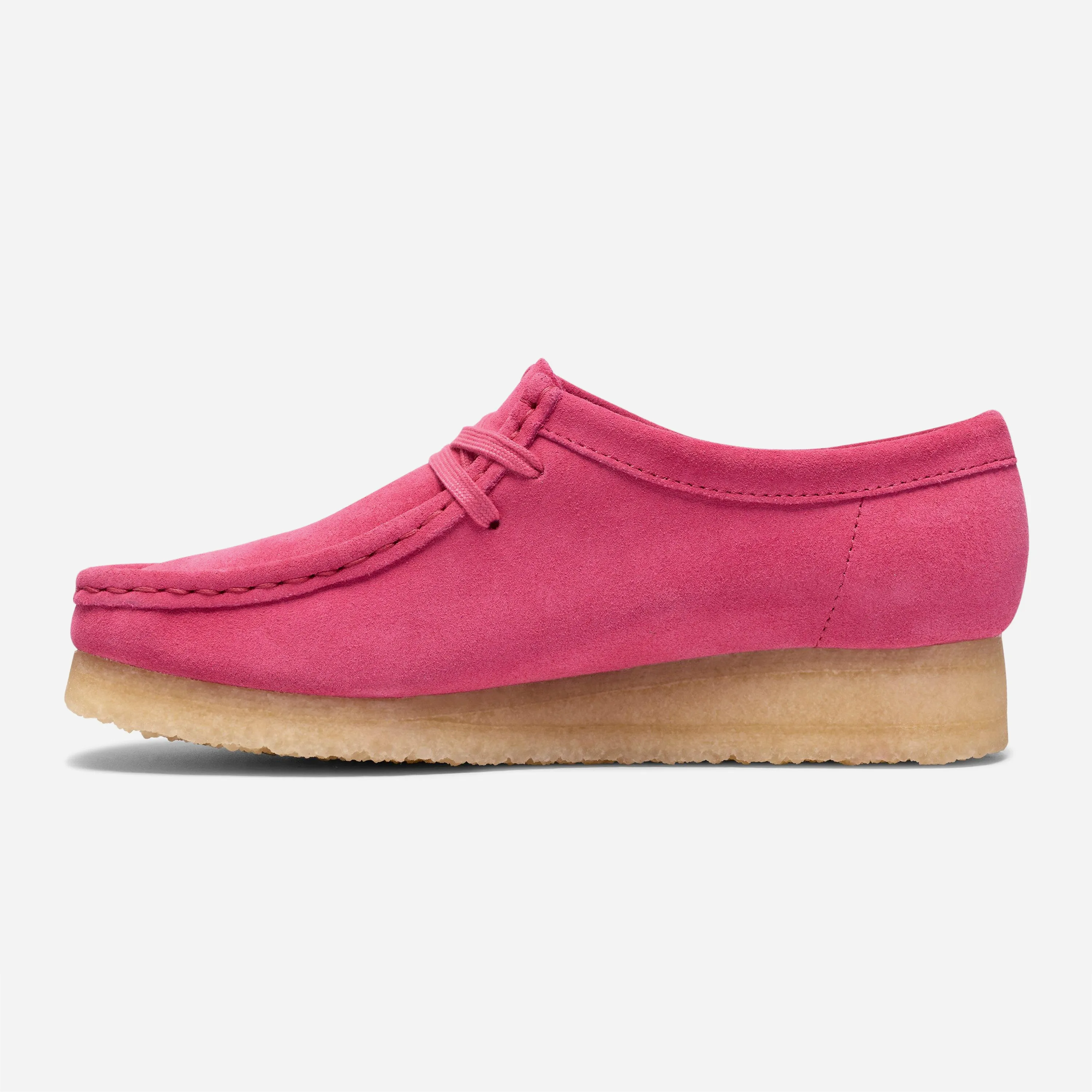 Chaussures Clarks Originals Wallabee Femme - Pink Interest