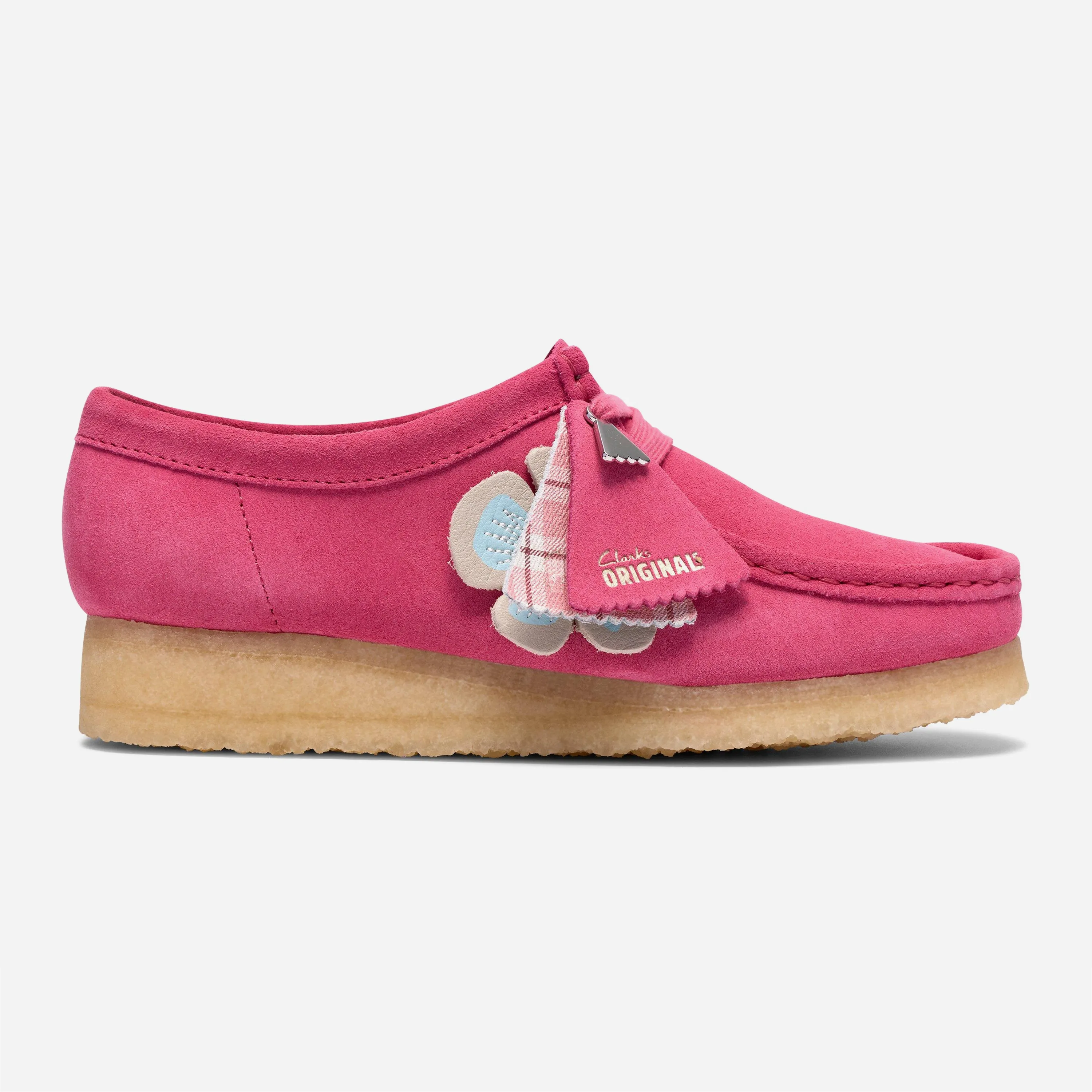 Chaussures Clarks Originals Wallabee Femme - Pink Interest