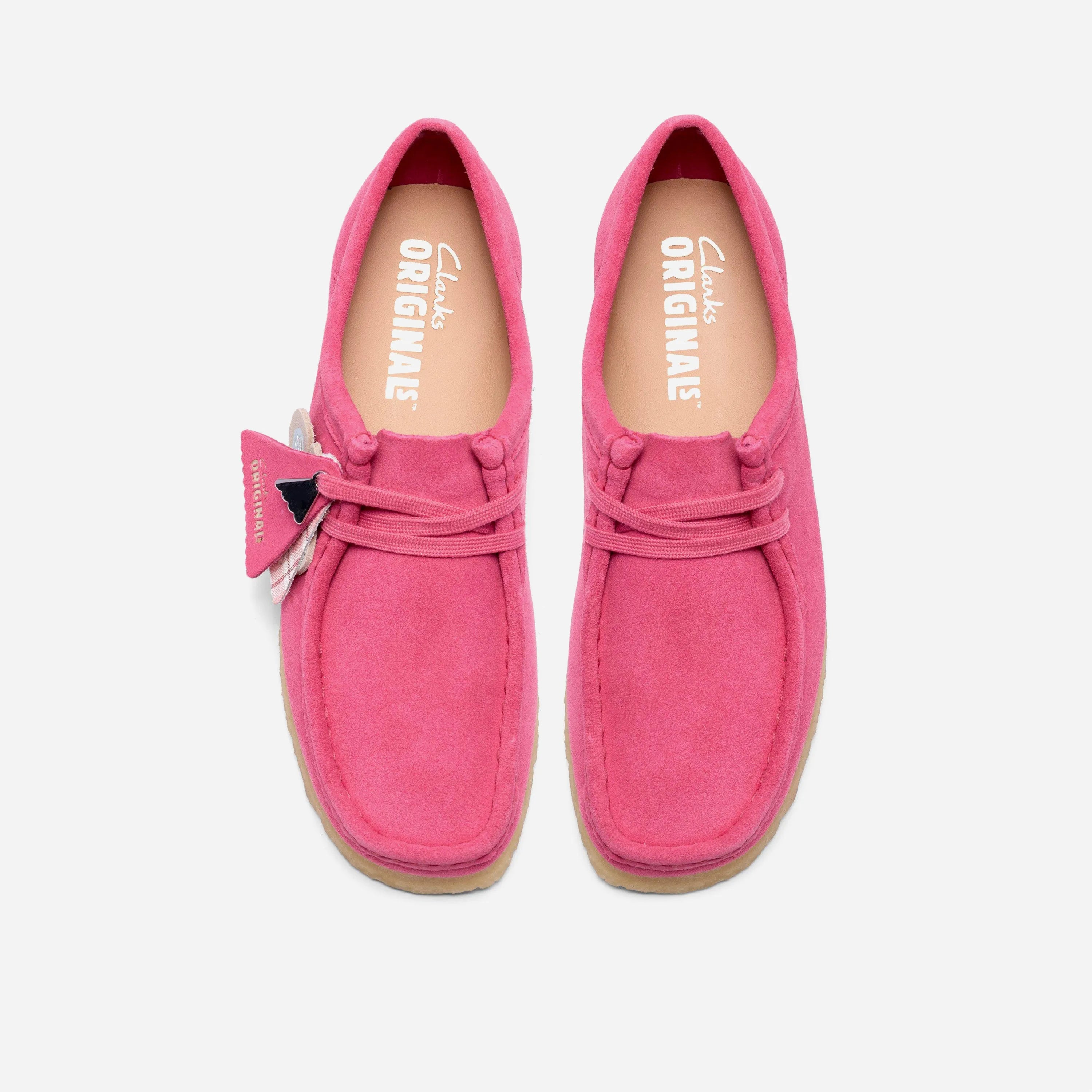 Chaussures Clarks Originals Wallabee Femme - Pink Interest