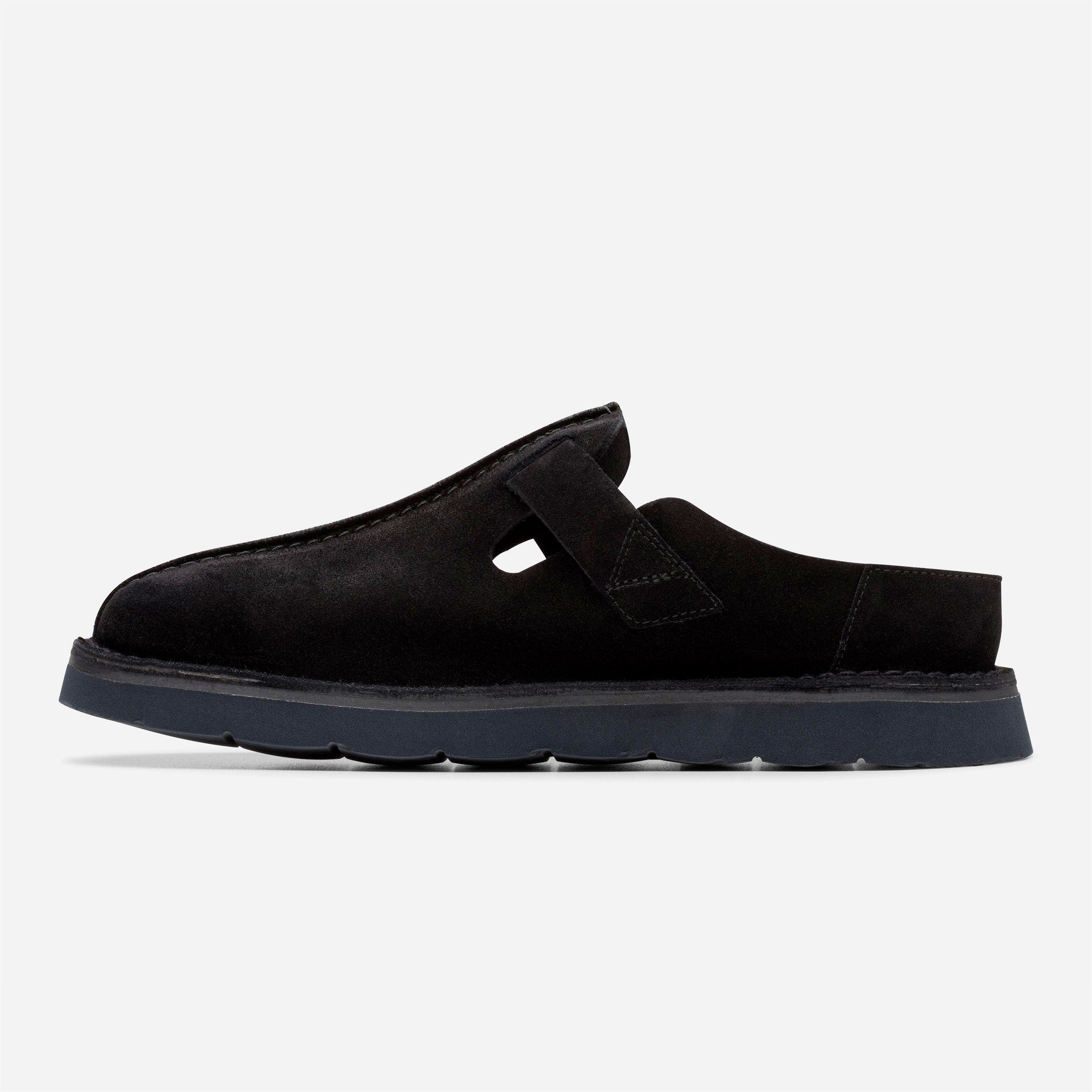 Clarks - Solsbury Mule - Black Suede