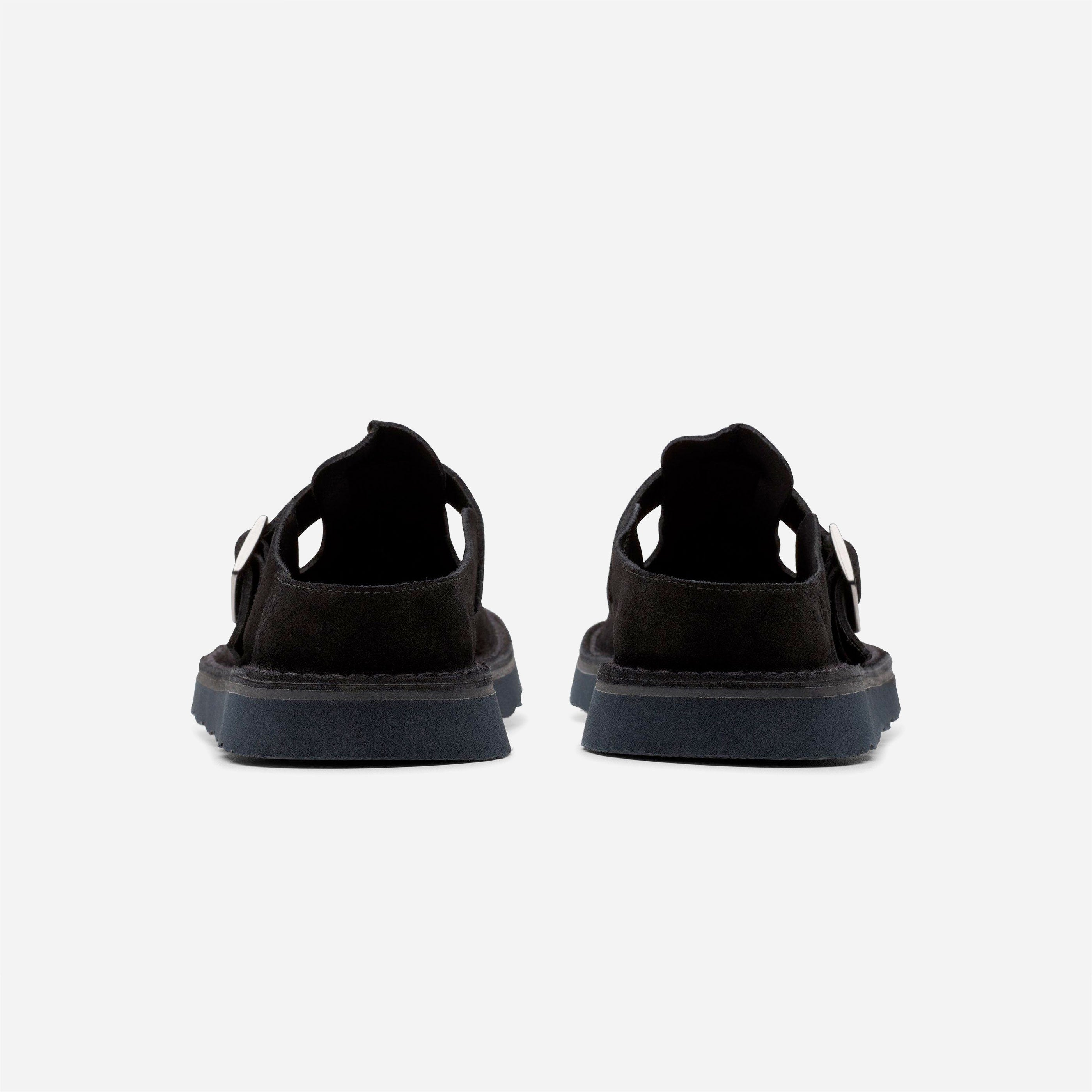 Clarks - Solsbury Mule - Black Suede