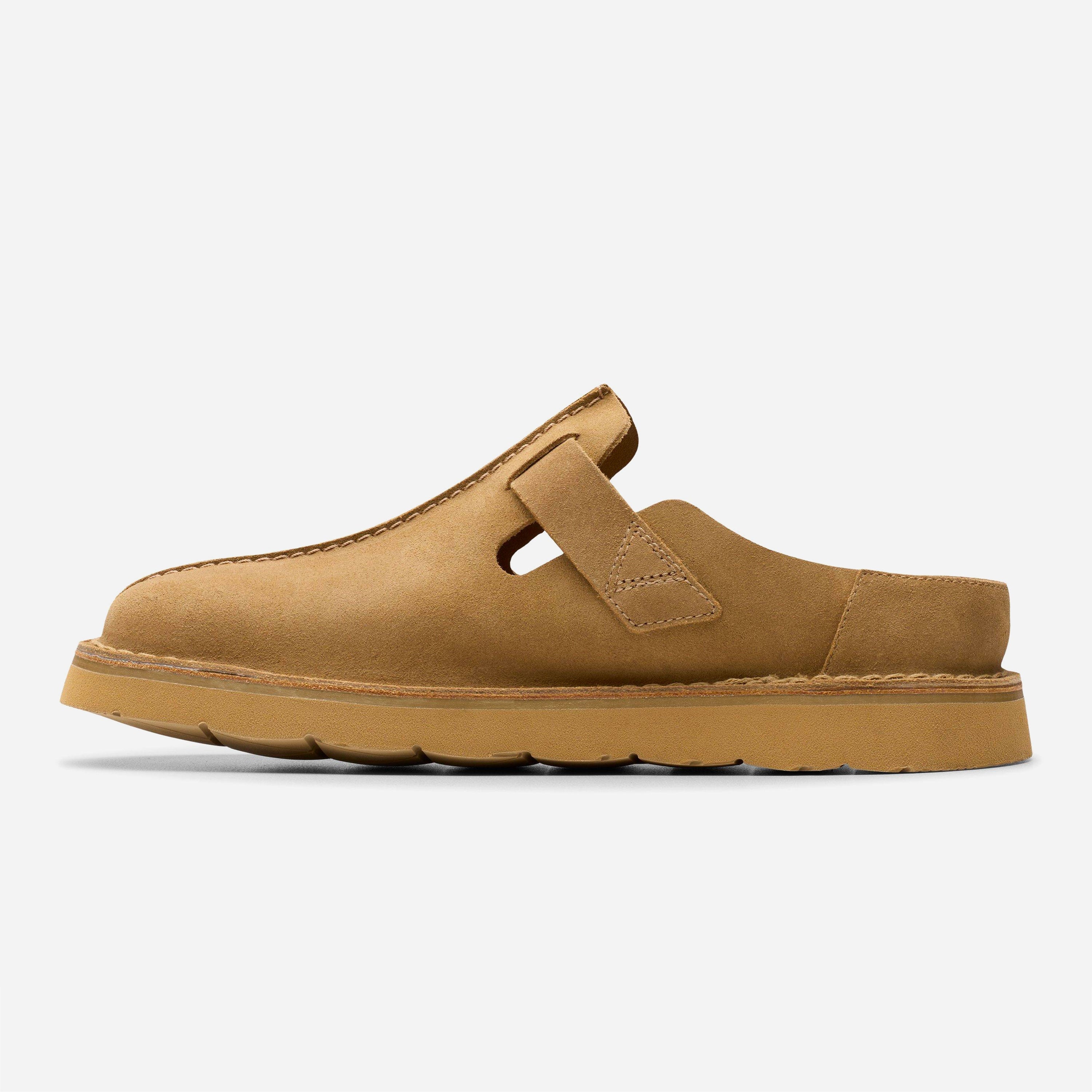 Clarks - Solsbury Mule - Dark Sand Suede