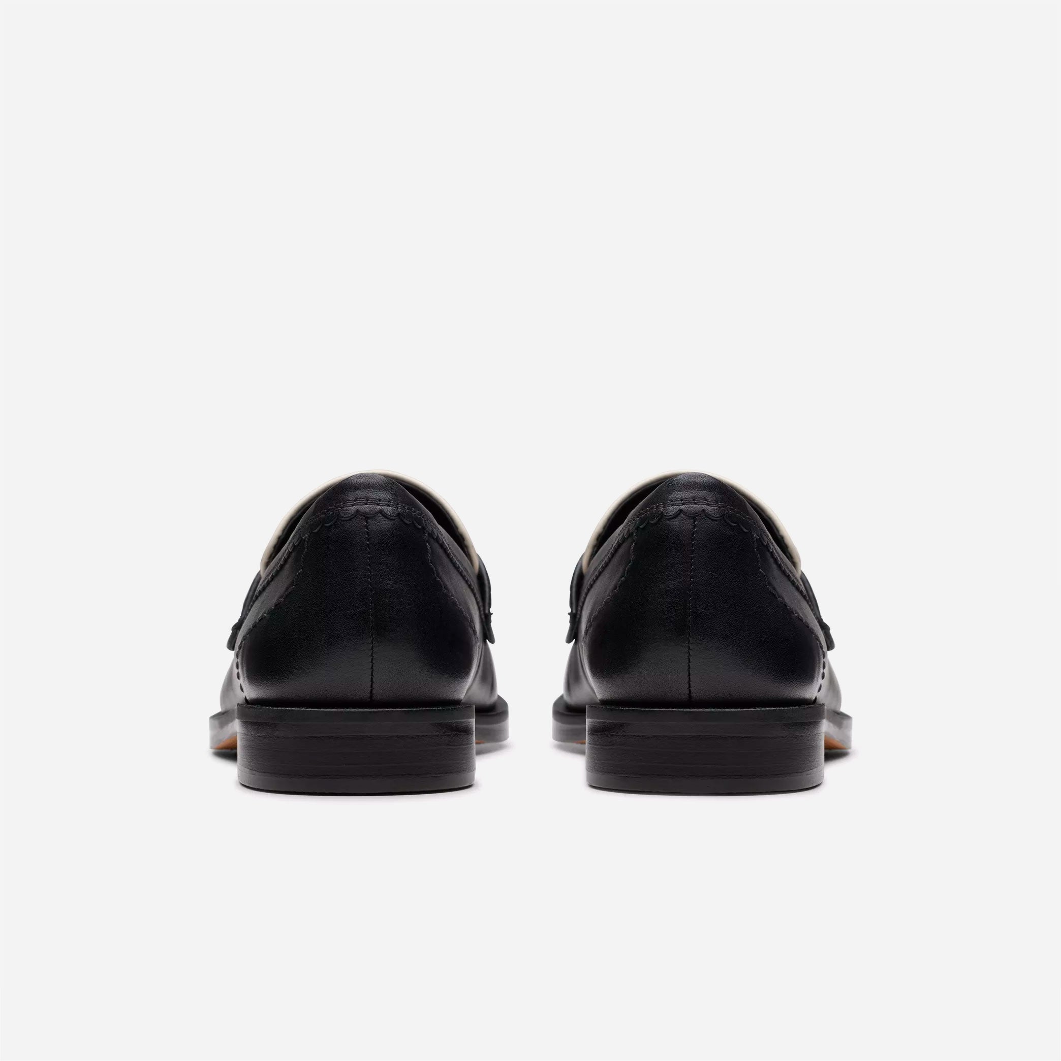 CLARKS ORIGINALS - Straven Edge - Black Combi Leather