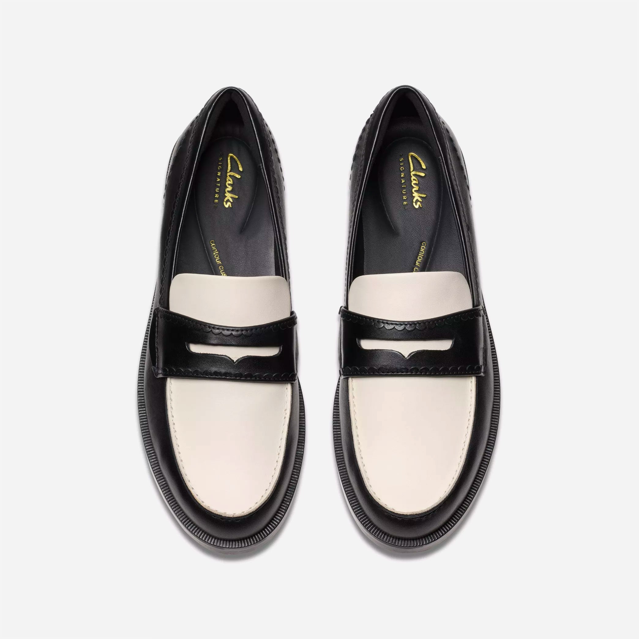 CLARKS ORIGINALS - Straven Edge - Black Combi Leather