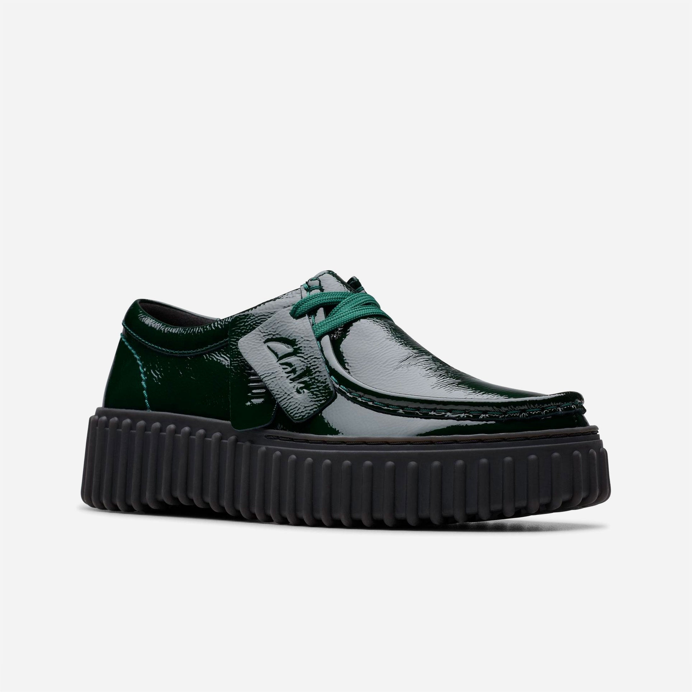 Clarks - Torhill Bee - Green Patent