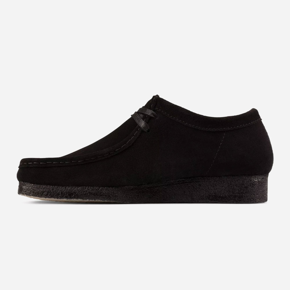 CLARKS ORIGINALS - WALLABEE - Black Suede