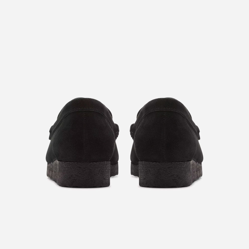 CLARKS ORIGINALS - WALLABEE LOAFER WOMEN - Black Suede