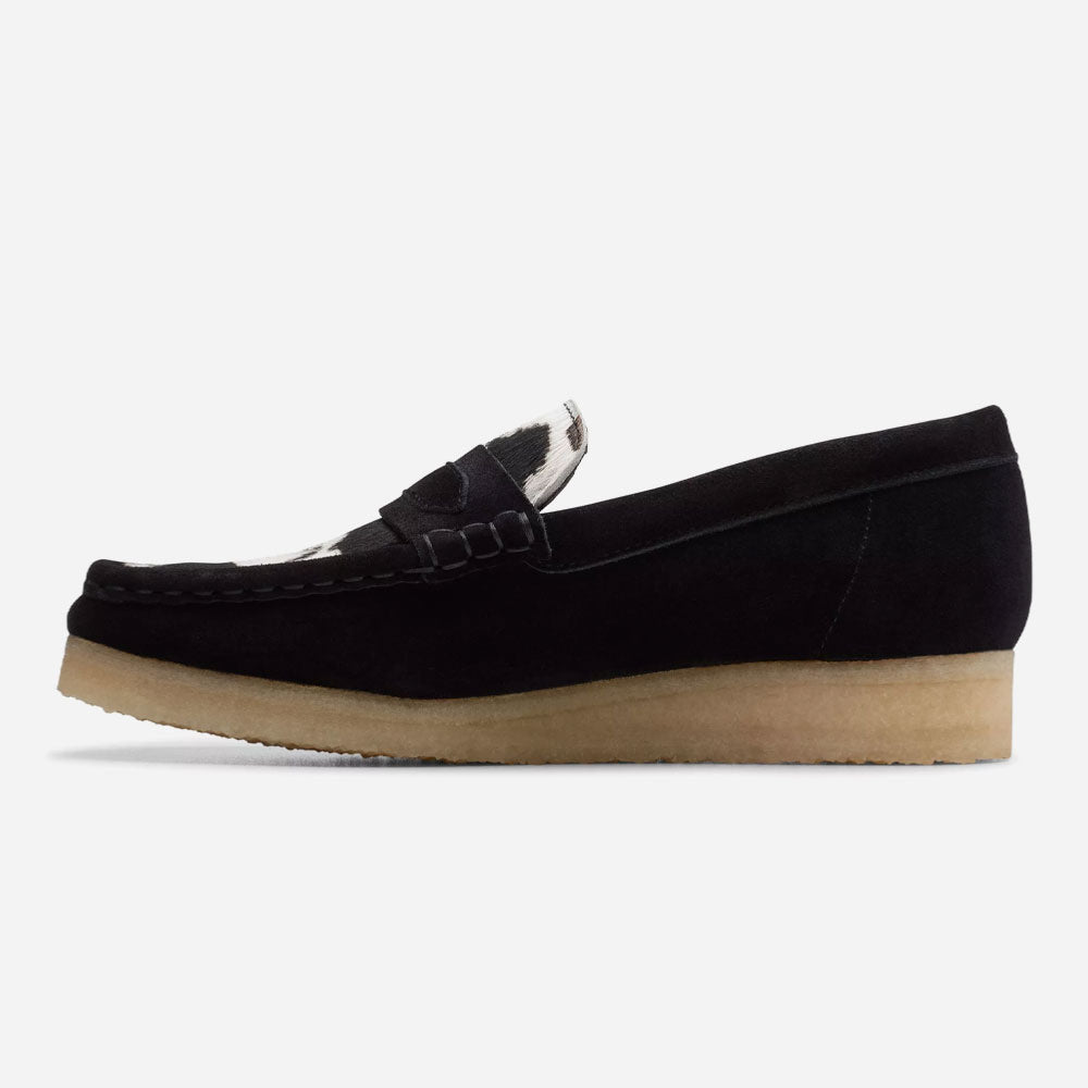 CLARKS ORIGINALS - WALLABEE LOAFER WOMEN - Cow Print Hairon