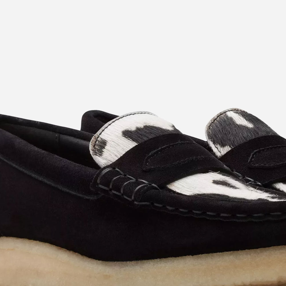 CLARKS ORIGINALS - WALLABEE LOAFER WOMEN - Cow Print Hairon