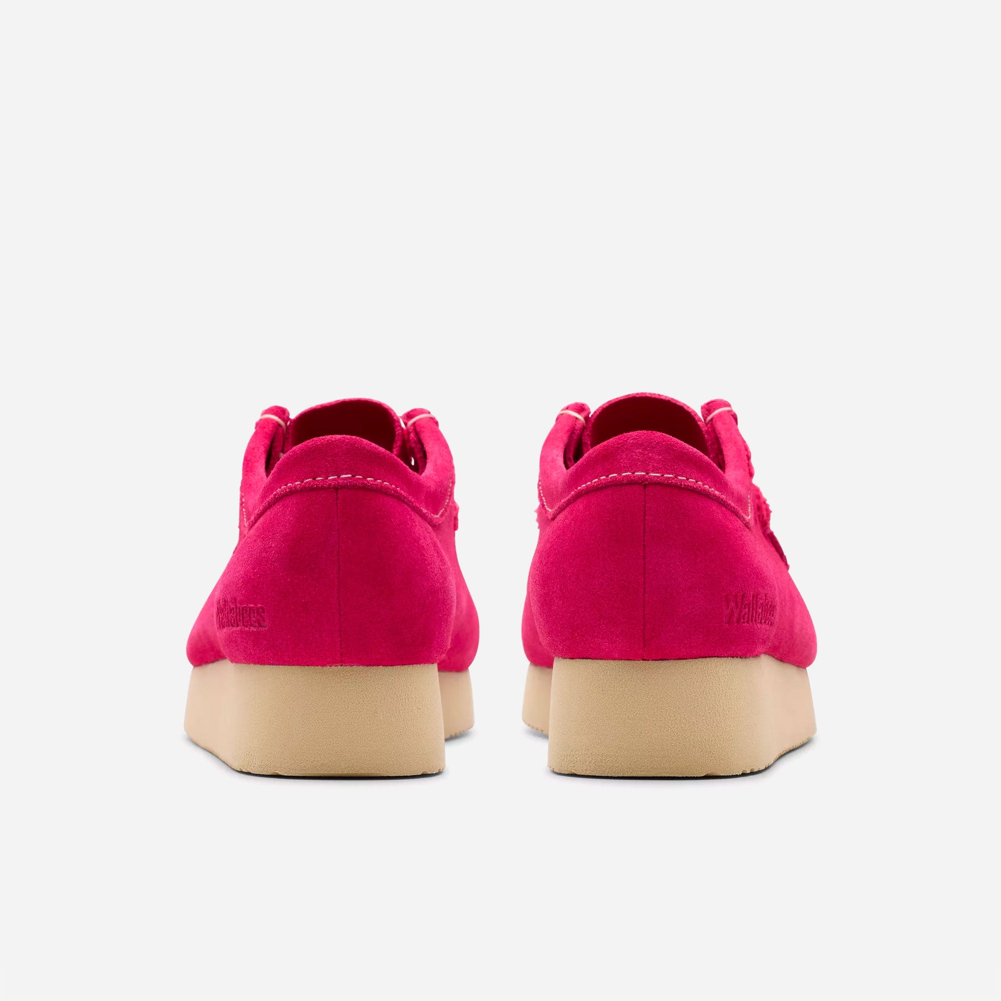 Clarks Originals - Wallabee Womens 2604 - Bright Pink Suede