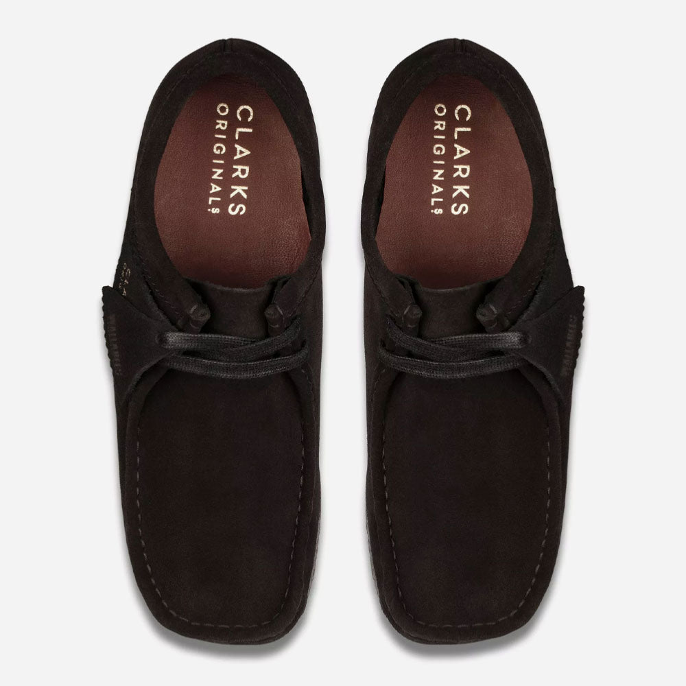 CLARKS ORIGINALS - WALLABEE WOMEN - Black Suede
