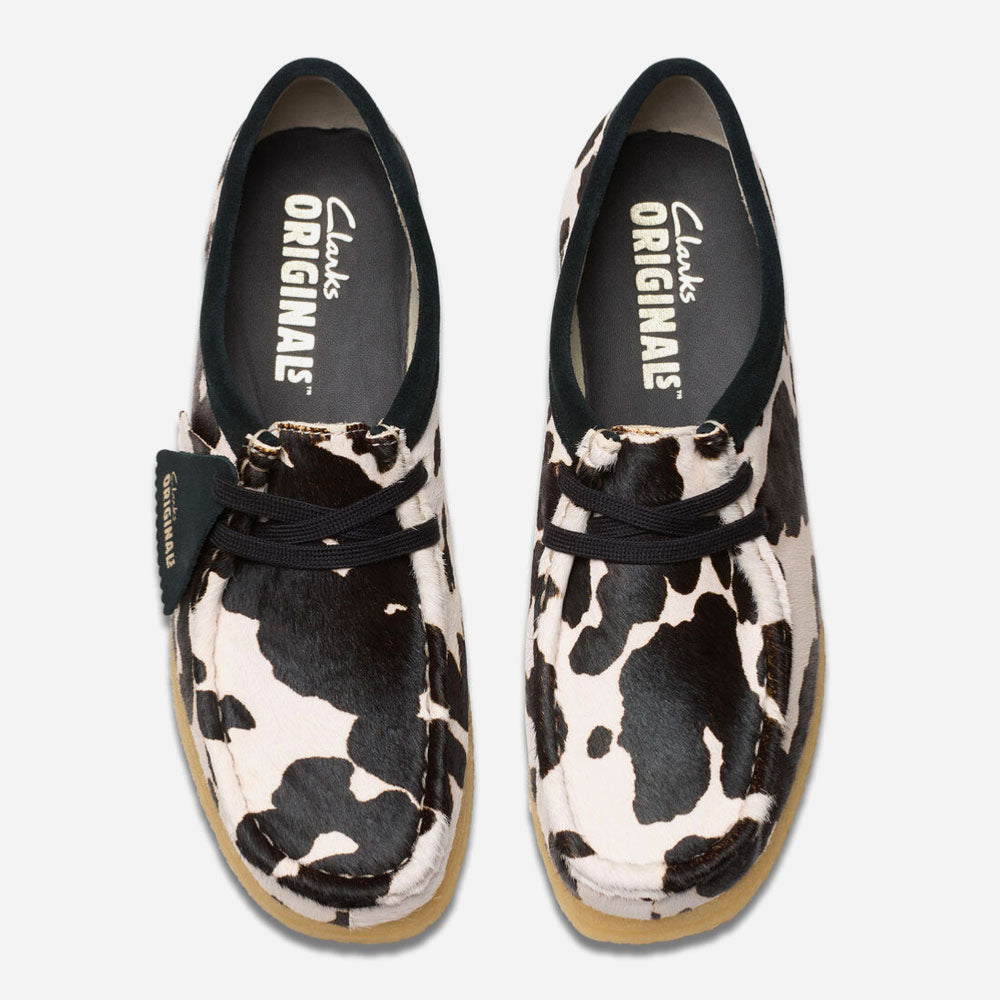 CLARKS ORIGINALS - WALLABEE WOMEN - Cow Print HairOn