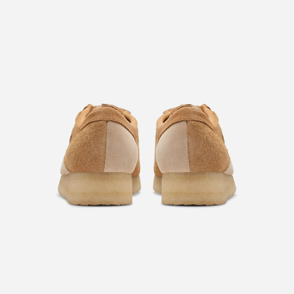 CLARKS ORIGINALS - WALLABEE WOMEN - Mid Tan Combi