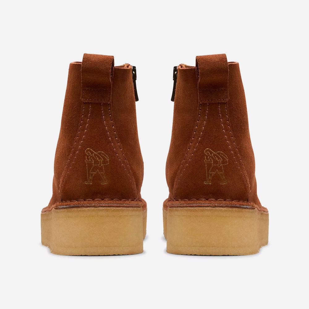 CLARKS - TREK WEDGE BOOTS WOMEN - Mocha Bisque