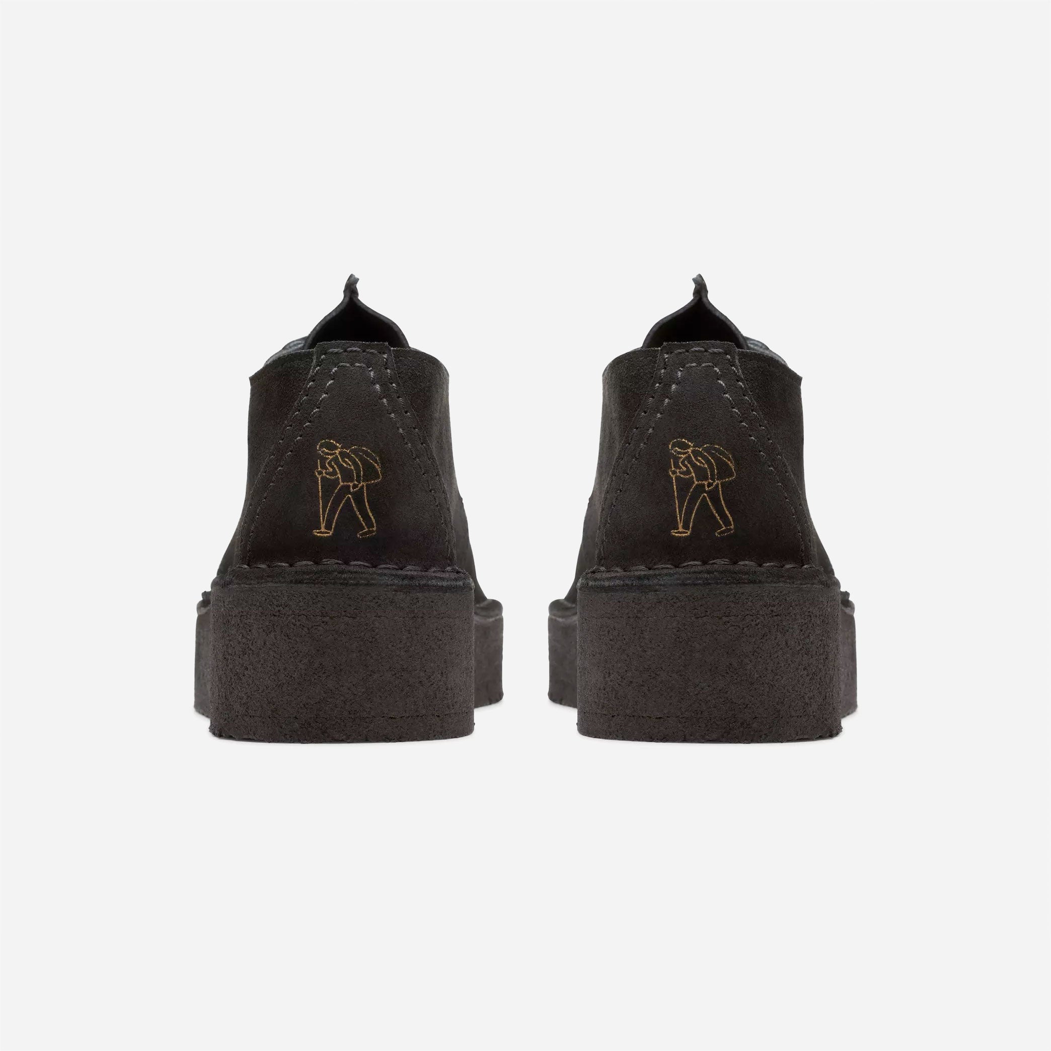 Clarks Originals - Trek Wedge - Black Suede