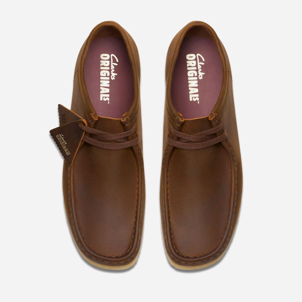 CLARKS ORIGINALS - WALLABEE - Beeswax