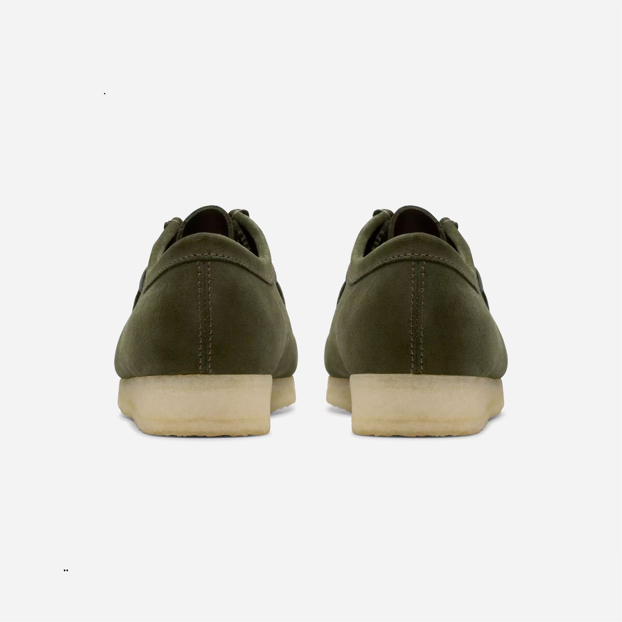 CLARKS ORIGINALS - WALLABEE - Forest Green Suede
