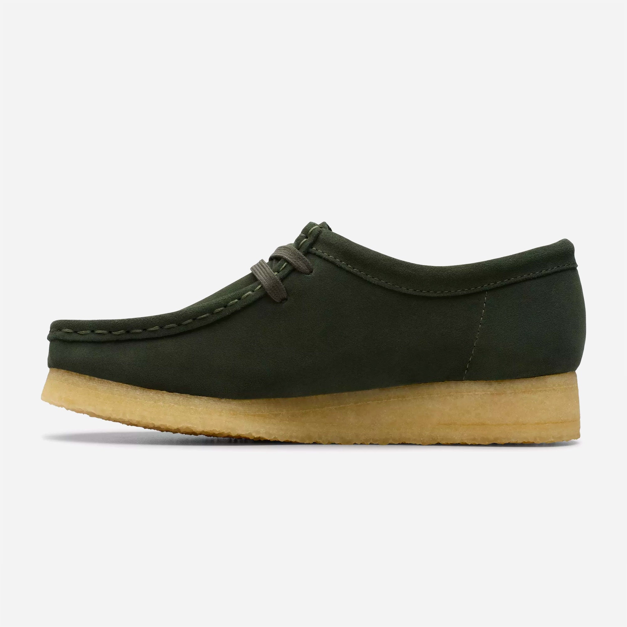 Clarks Originals - Wallabee Womens - Forest Green Suede