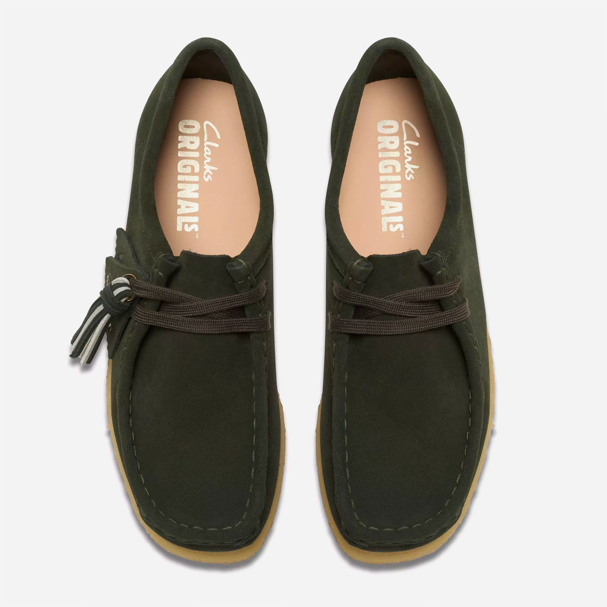 Clarks Originals - Wallabee Womens - Forest Green Suede