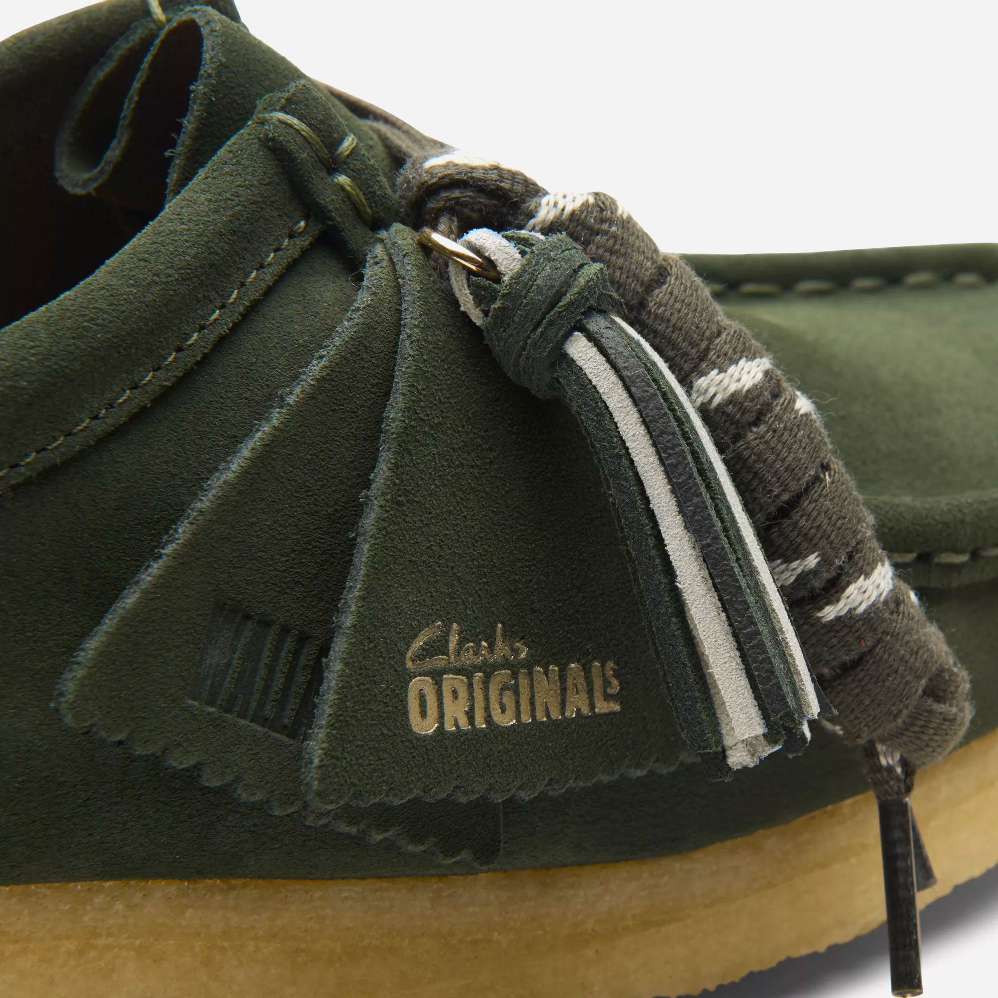 Clarks Originals - Wallabee Womens - Forest Green Suede